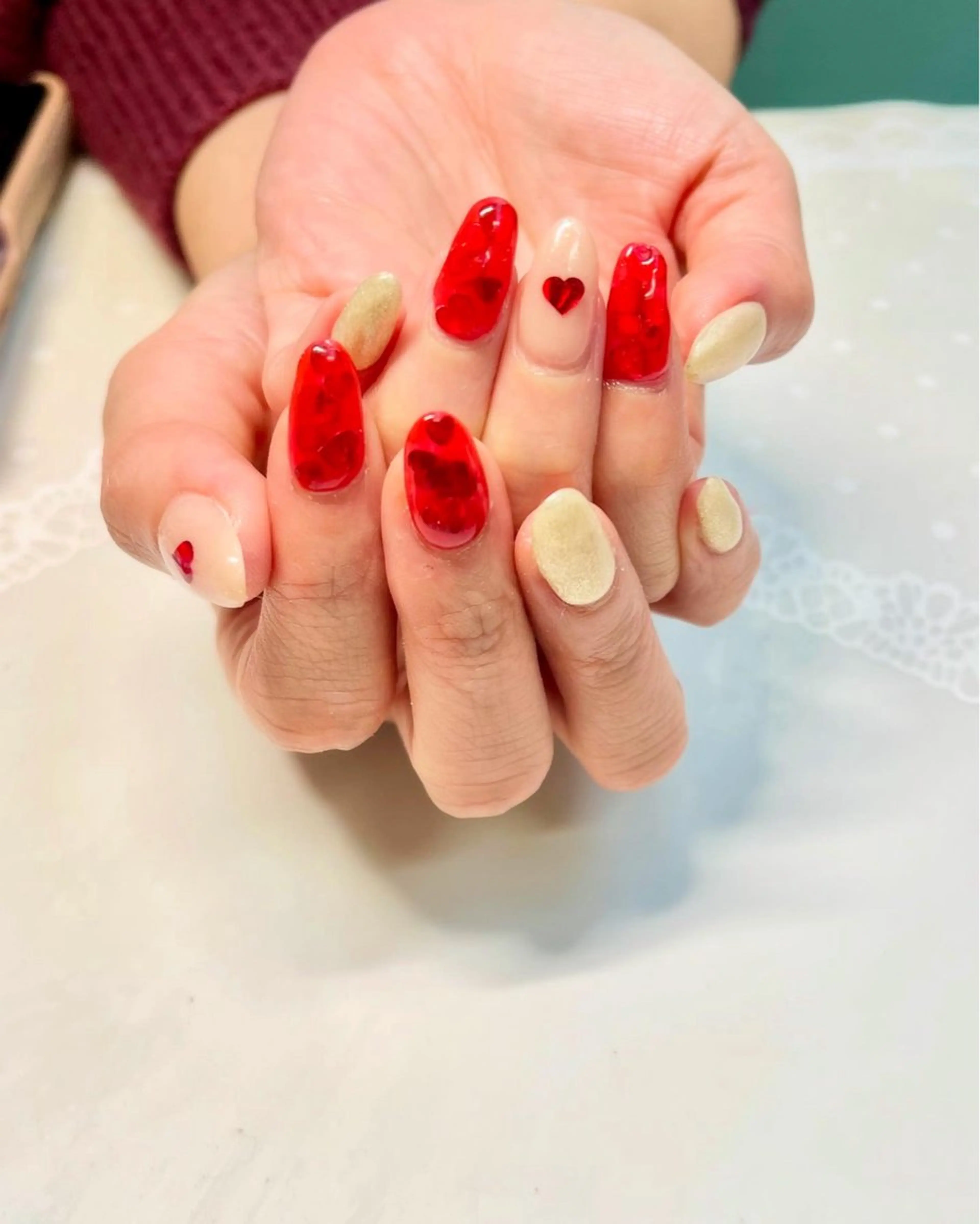 ネイル ハンドネイル 新宿ネイルサロン ジェミディローサ所属・新宿ネイルサロン ジェミディローサのネイルデザイン