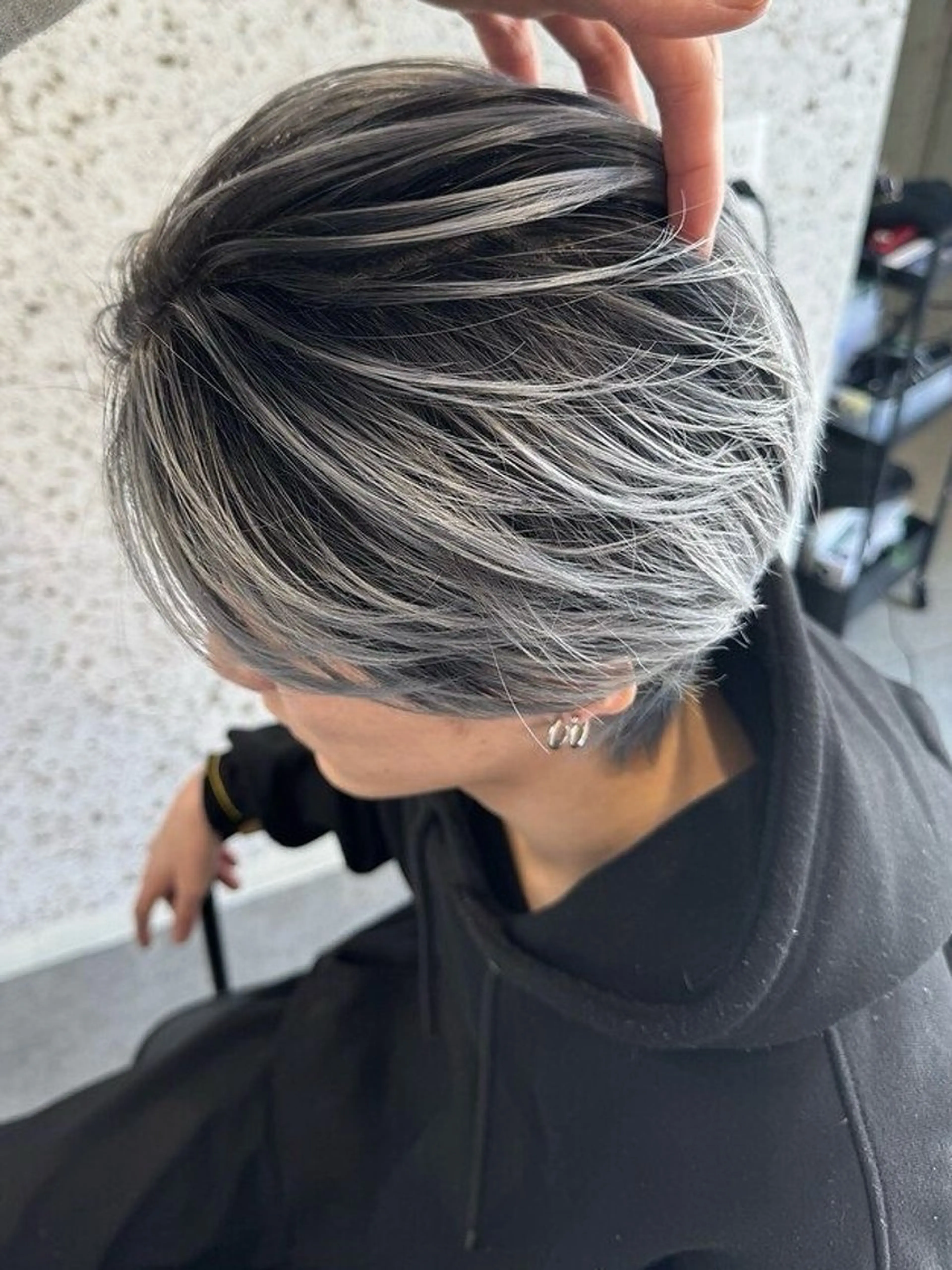 カラー メンズ ヘアカラー トリートメント Haru/THREE …by velvetのヘアスタイル