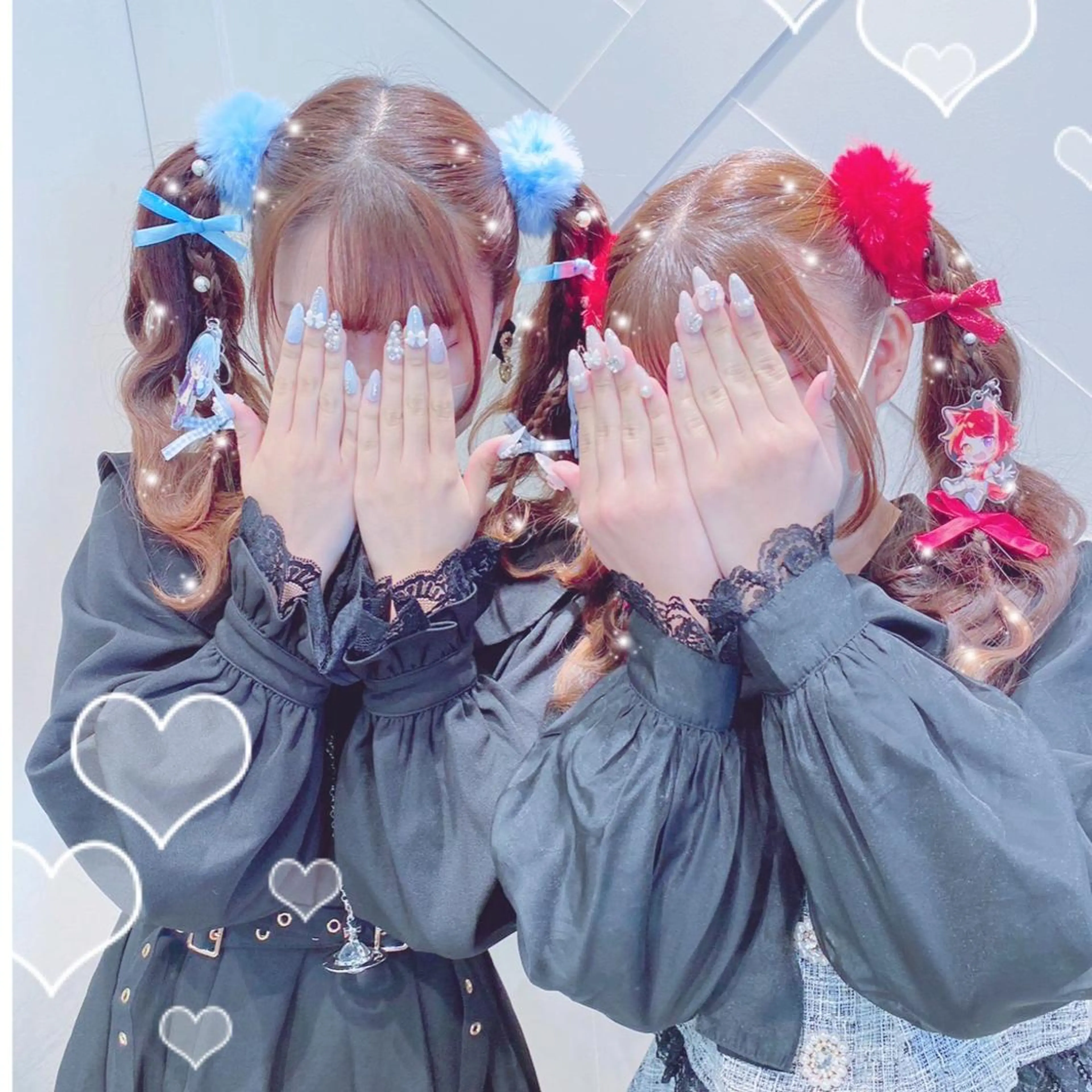 【🔥イベント前ライブ前に🥀ヘアアレンジ💕ヘアメイク✨ペアでもOK🐈🐈‍⬛の写真