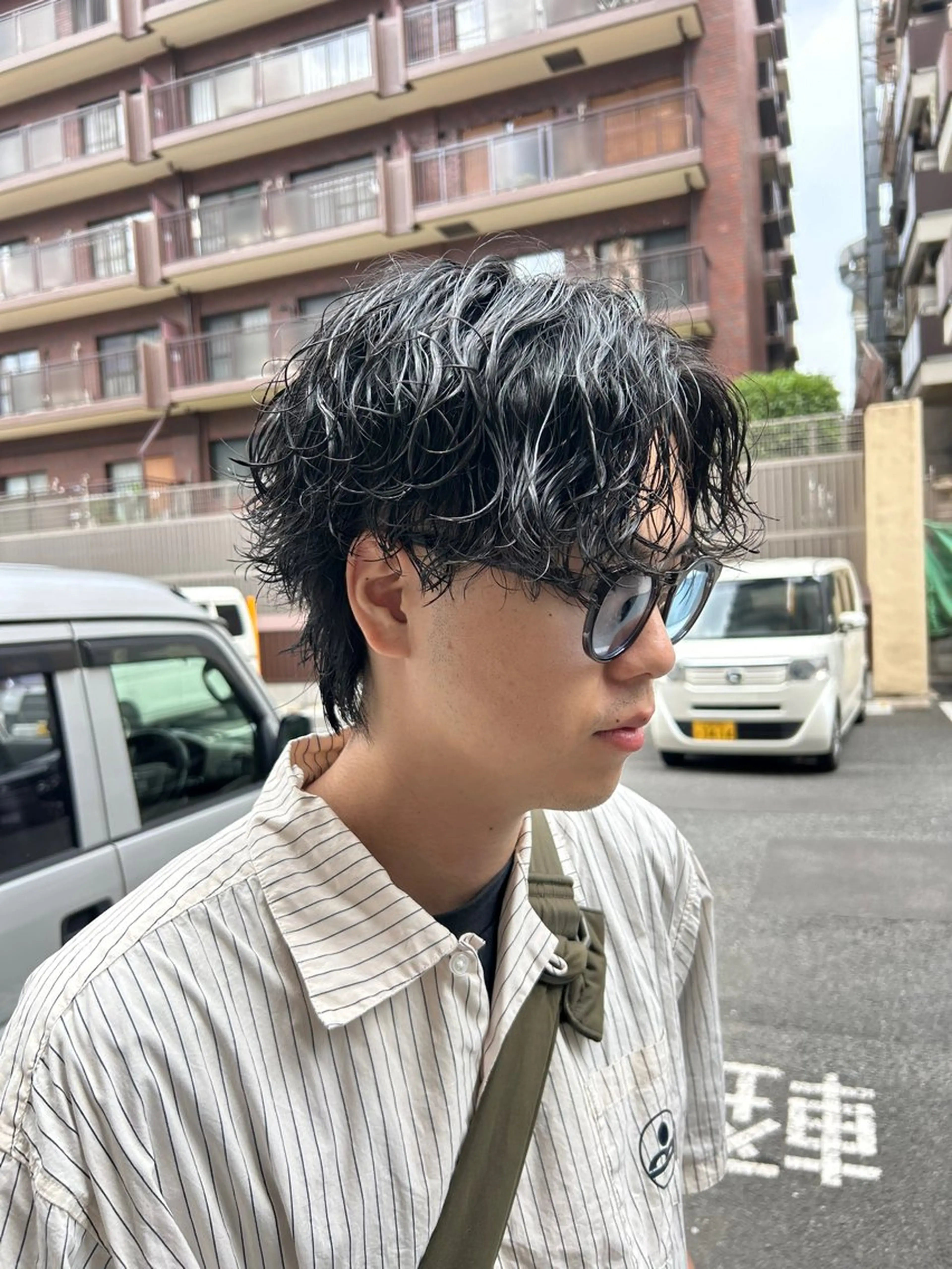 ショート パーマ メンズ alma 後藤 遼斗のヘアスタイル