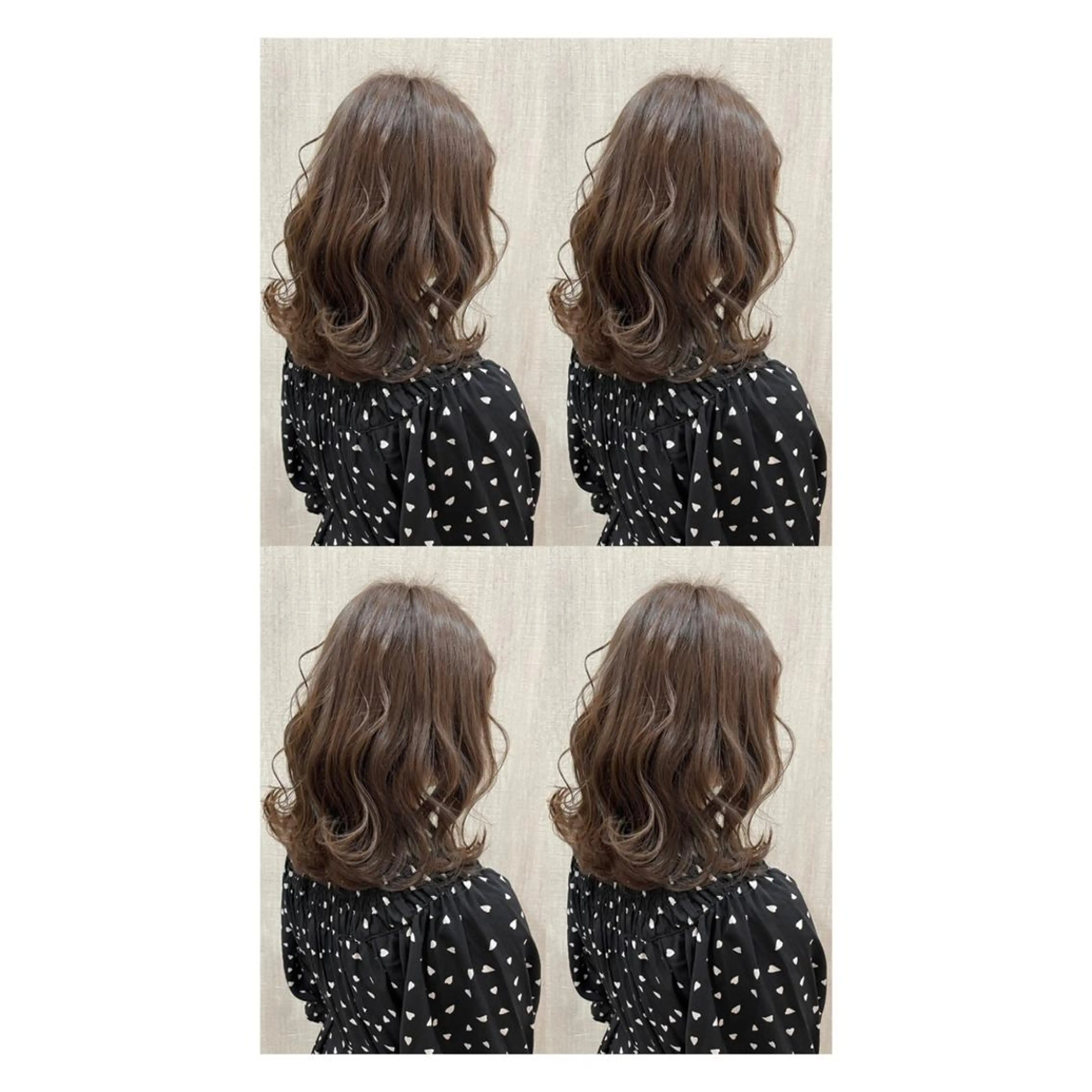 セミロング カラー 店長✨レイヤー✖️ 髪質改善✖️韓国ヘアのヘアスタイル