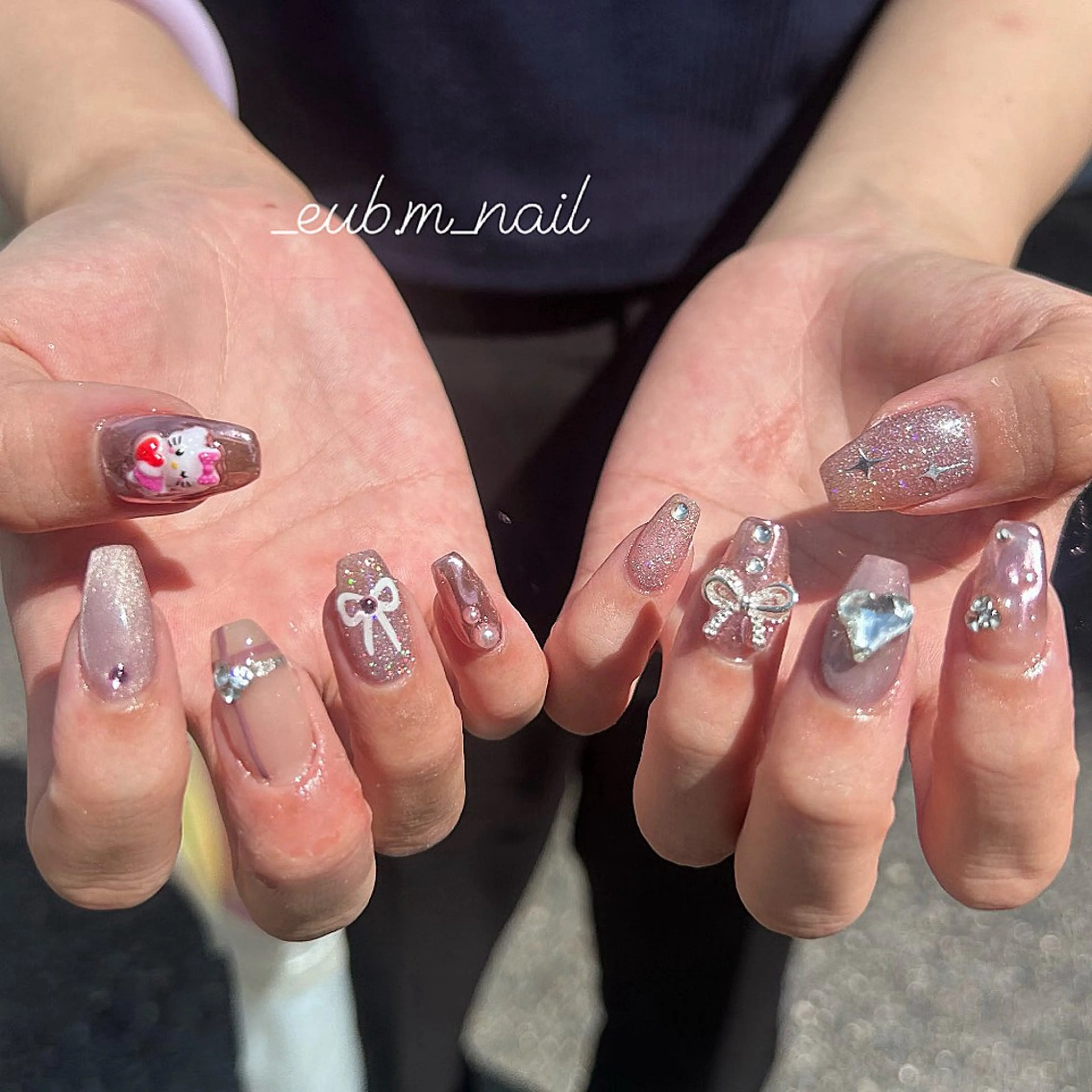 ネイル ハンドネイル 深夜ネイルサロン eub.m_nailのネイルデザイン
