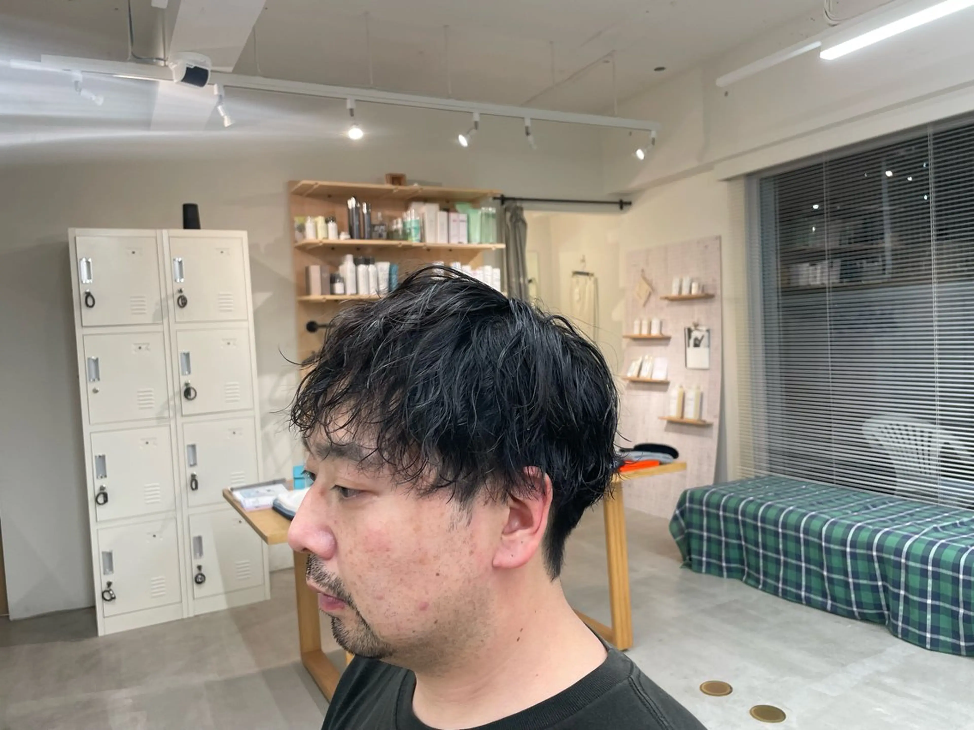 パーマ メンズ マッシュ メンズパーマ 波巻きパーマ 平川大起 /西千葉駅のヘアスタイル