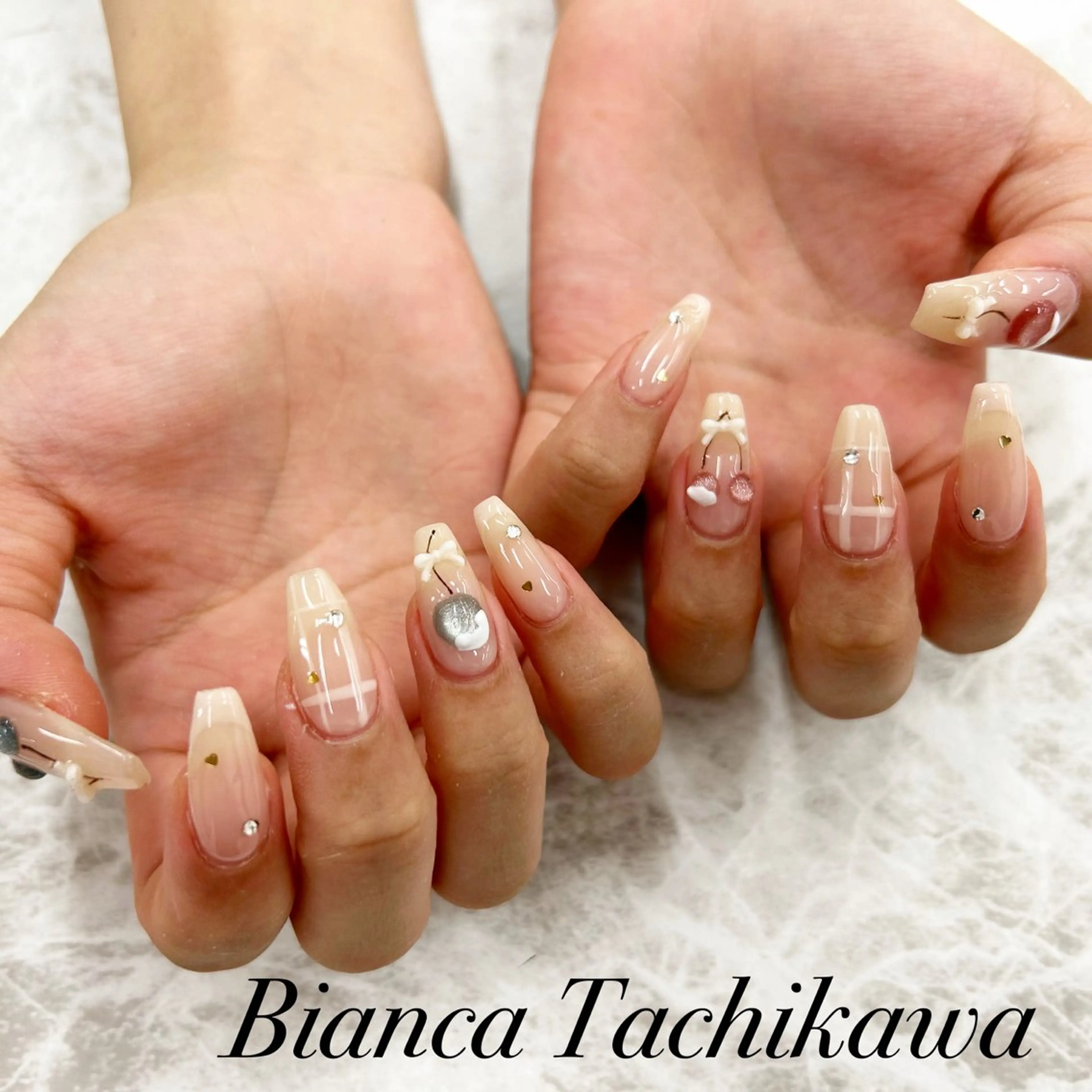 ネイル ハンドネイル Bianca 立川店 小川のネイルデザイン