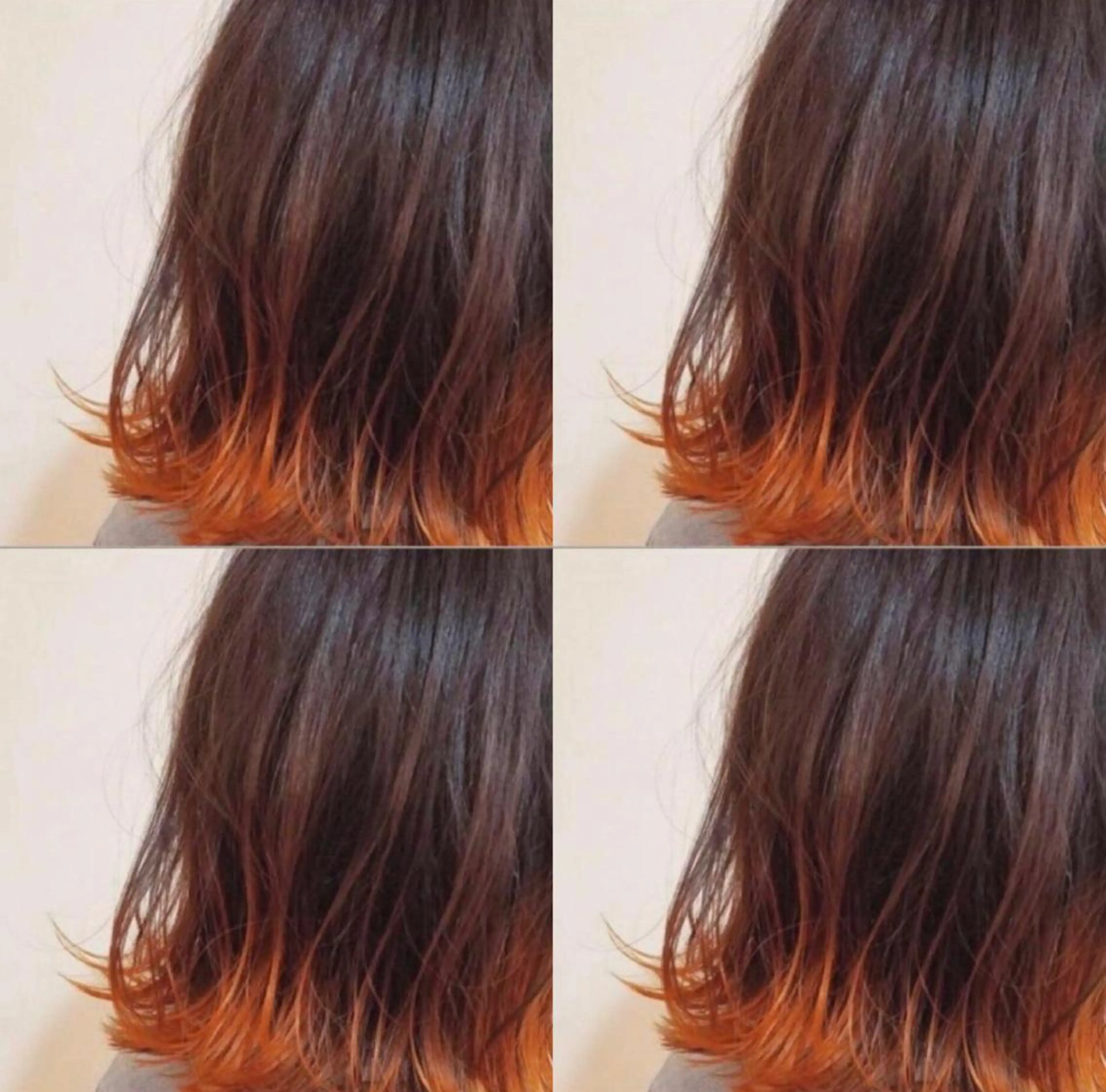 ミディアム カラー グラデーションカラー オレンジ カット ヘアカラー トリートメント レイヤー×髪質改善 マネージャー安藤光司のヘアスタイル