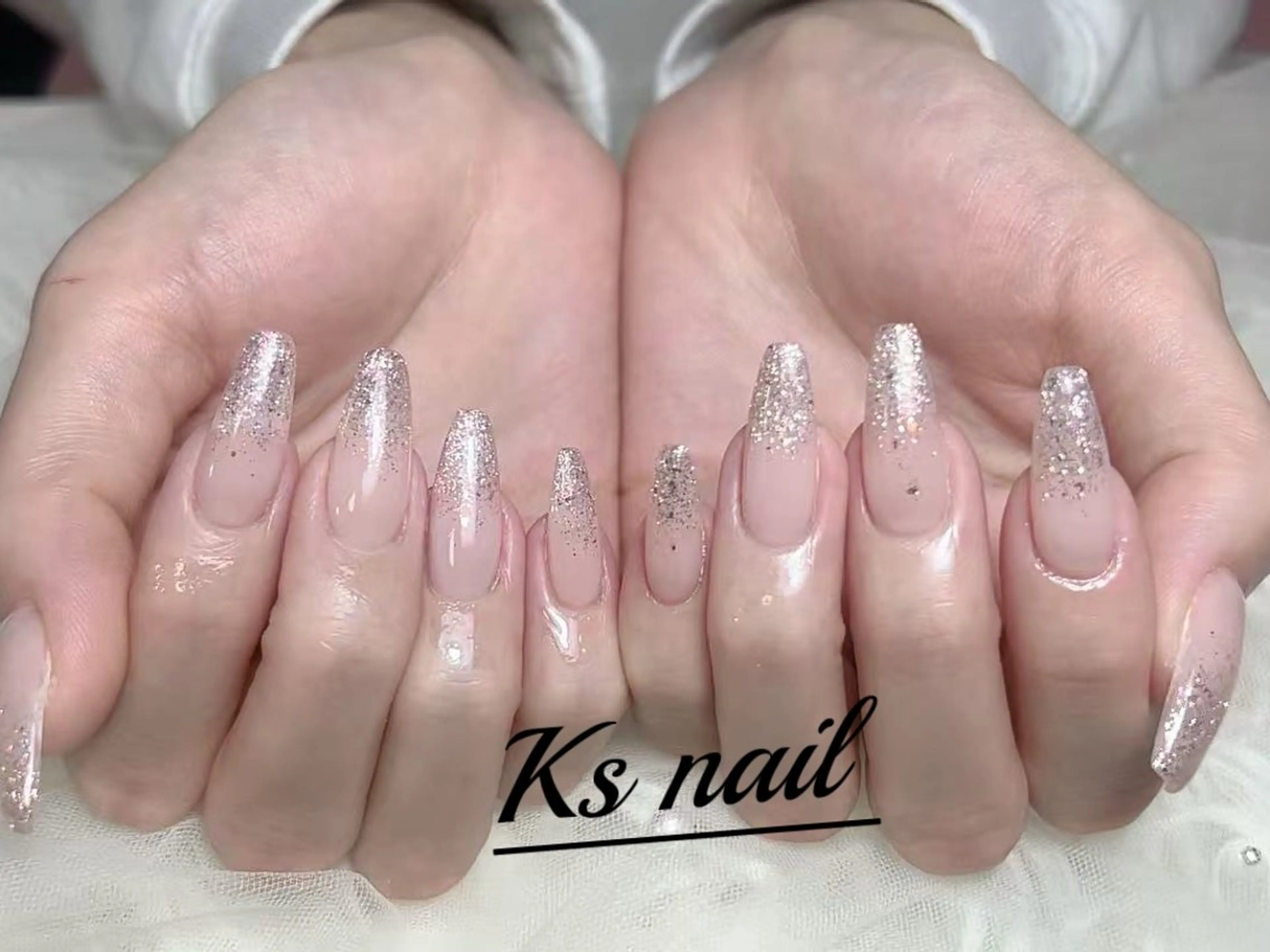 ネイル グラデーション ラメ(グリッター) ラメグラデーション K‘s nail salonのネイルデザイン