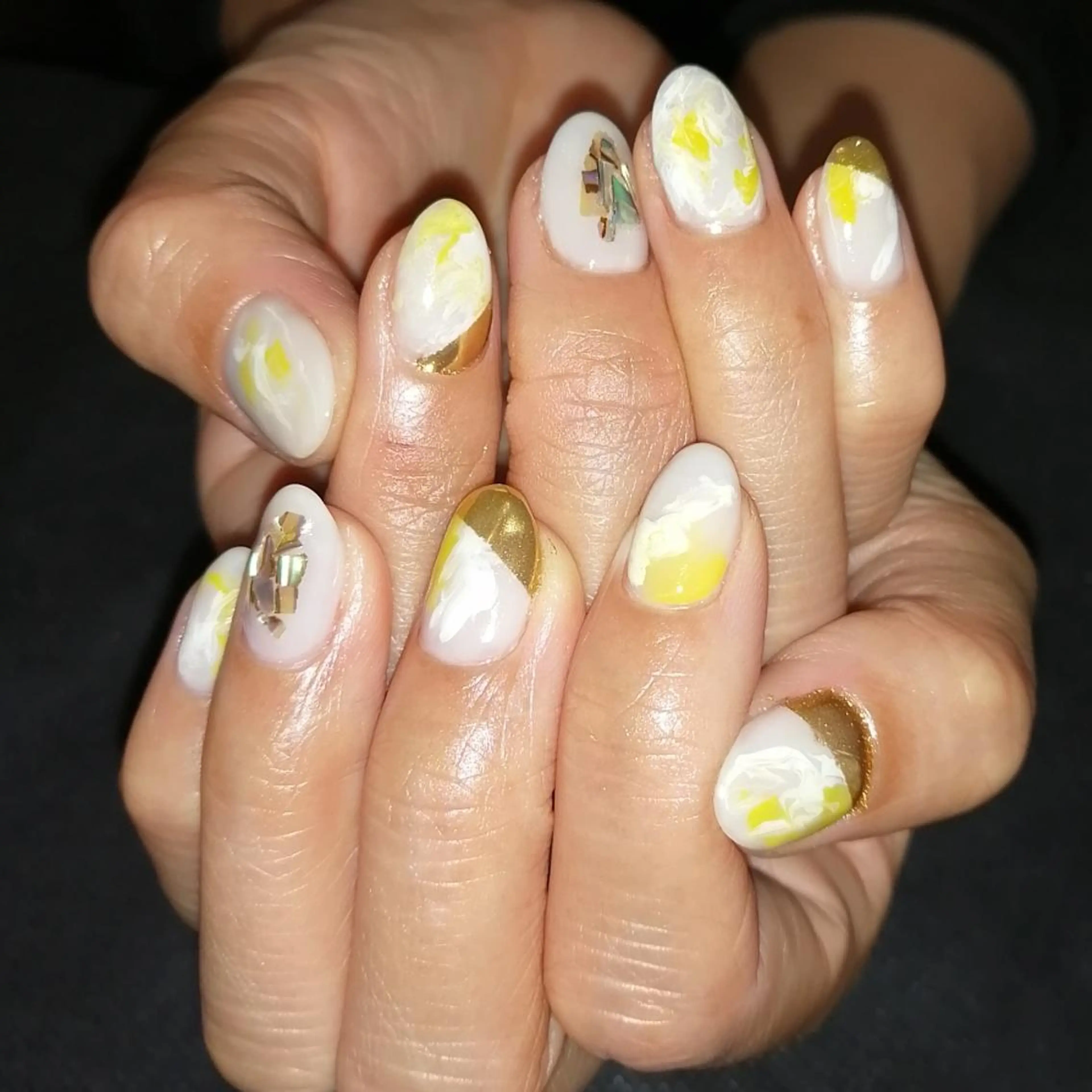 ネイル 持ち込み 平野 亜季のネイルデザイン