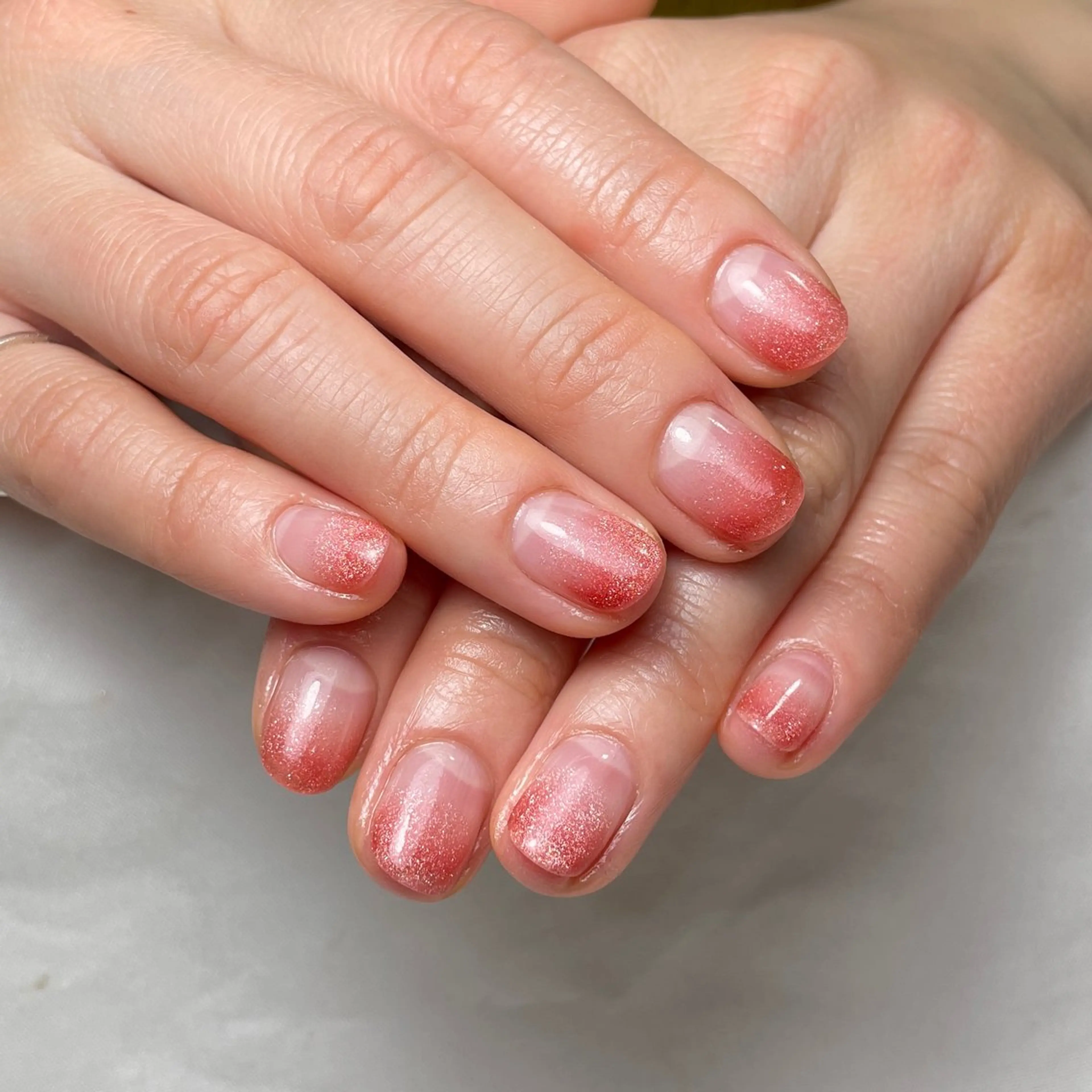 ネイル アートネイル フレンチネイル ジェルネイル グラデーション 韓国ネイル ハンドネイル 久保田 マリコのネイルデザイン