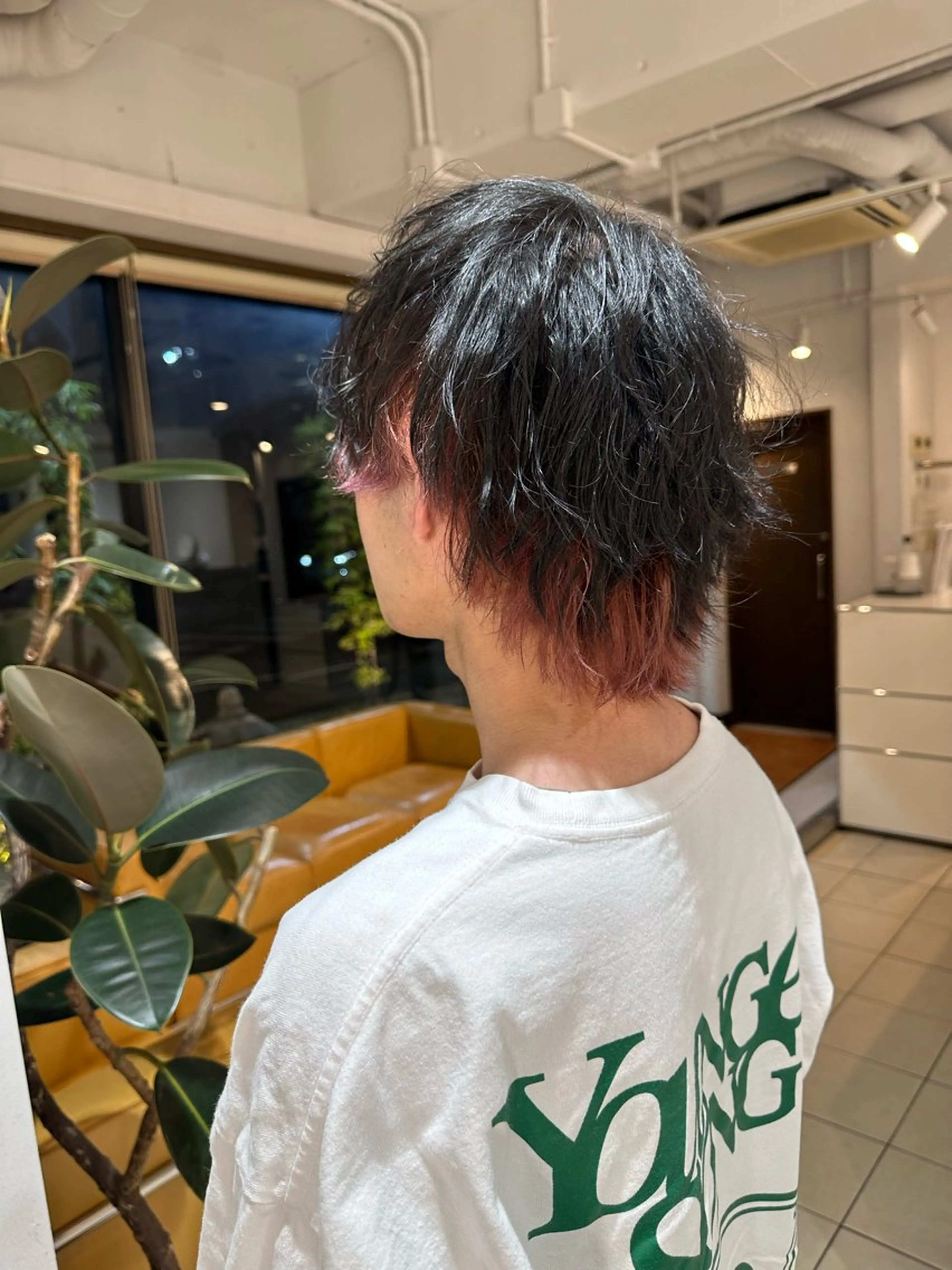 カラー メンズ メンズインナーカラー インナーカラー ナナカ/似合わせ/透 明感名駅美女創り職人のヘアスタイル
