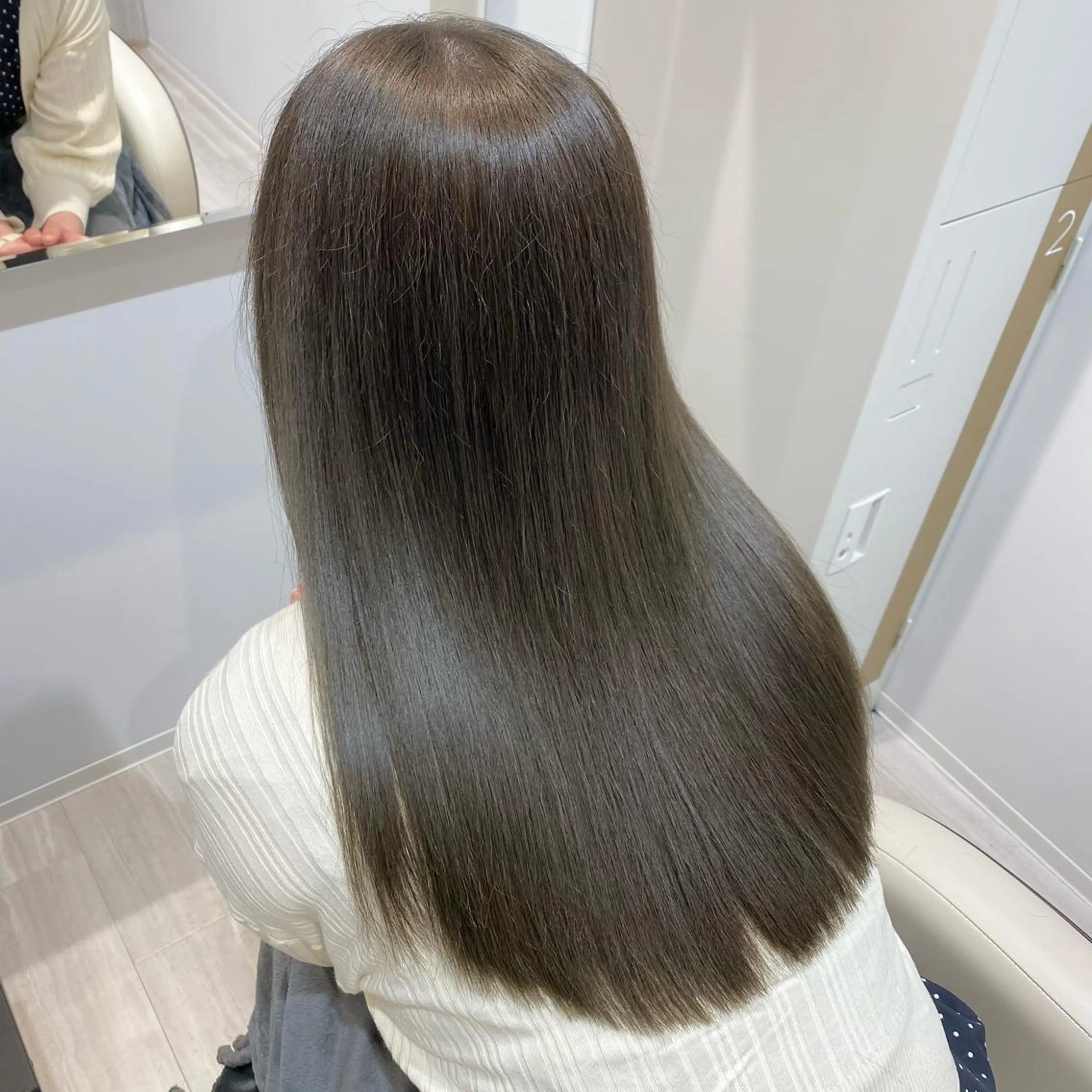 ロング 似合わせ艶髪カラー ❤️ハダユミのヘアスタイル