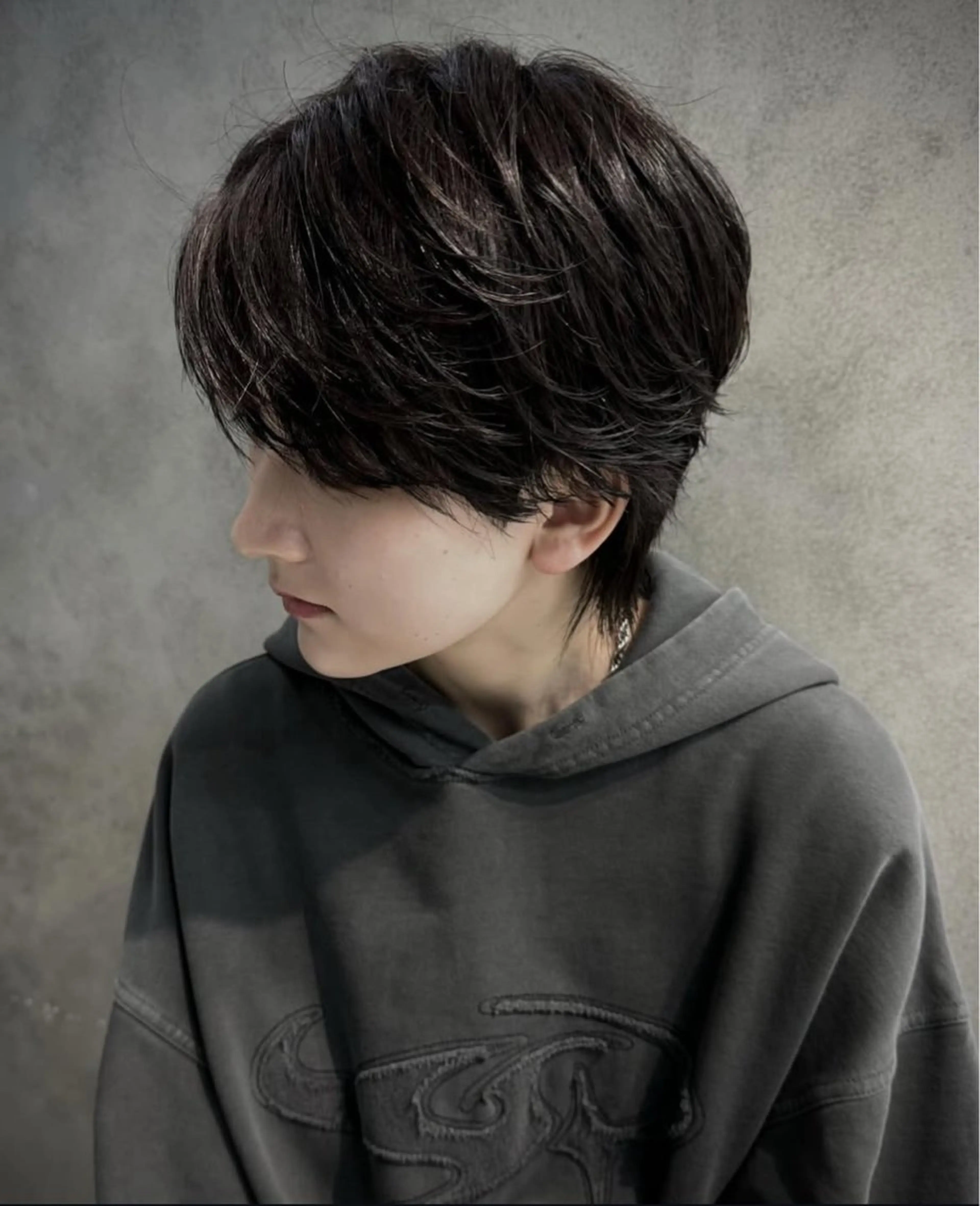 パーマ メンズ ウルフ🦋顔まわり ❤︎ ͛めいのヘアスタイル