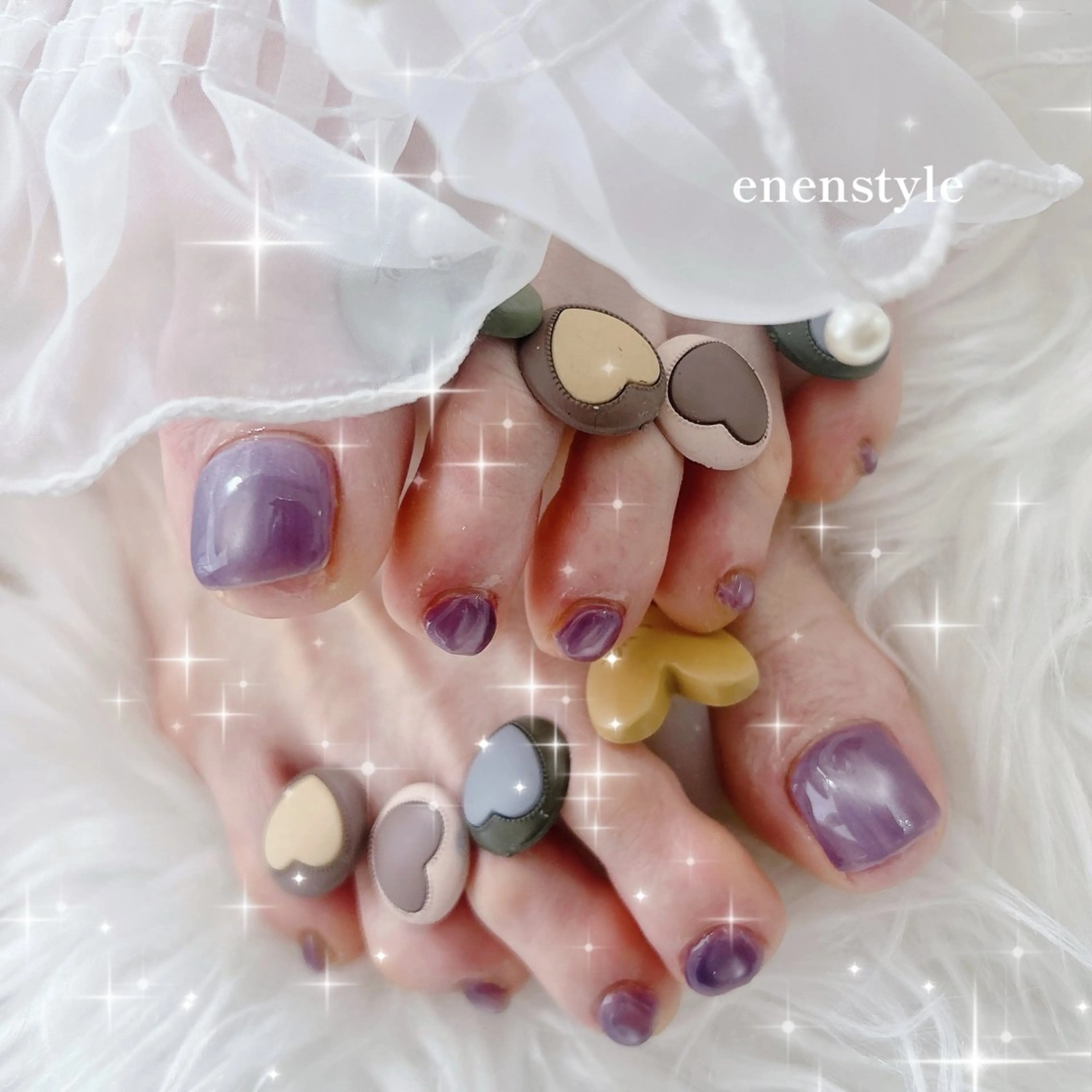 ネイル フットネイル enenstyle YUAのネイルデザイン