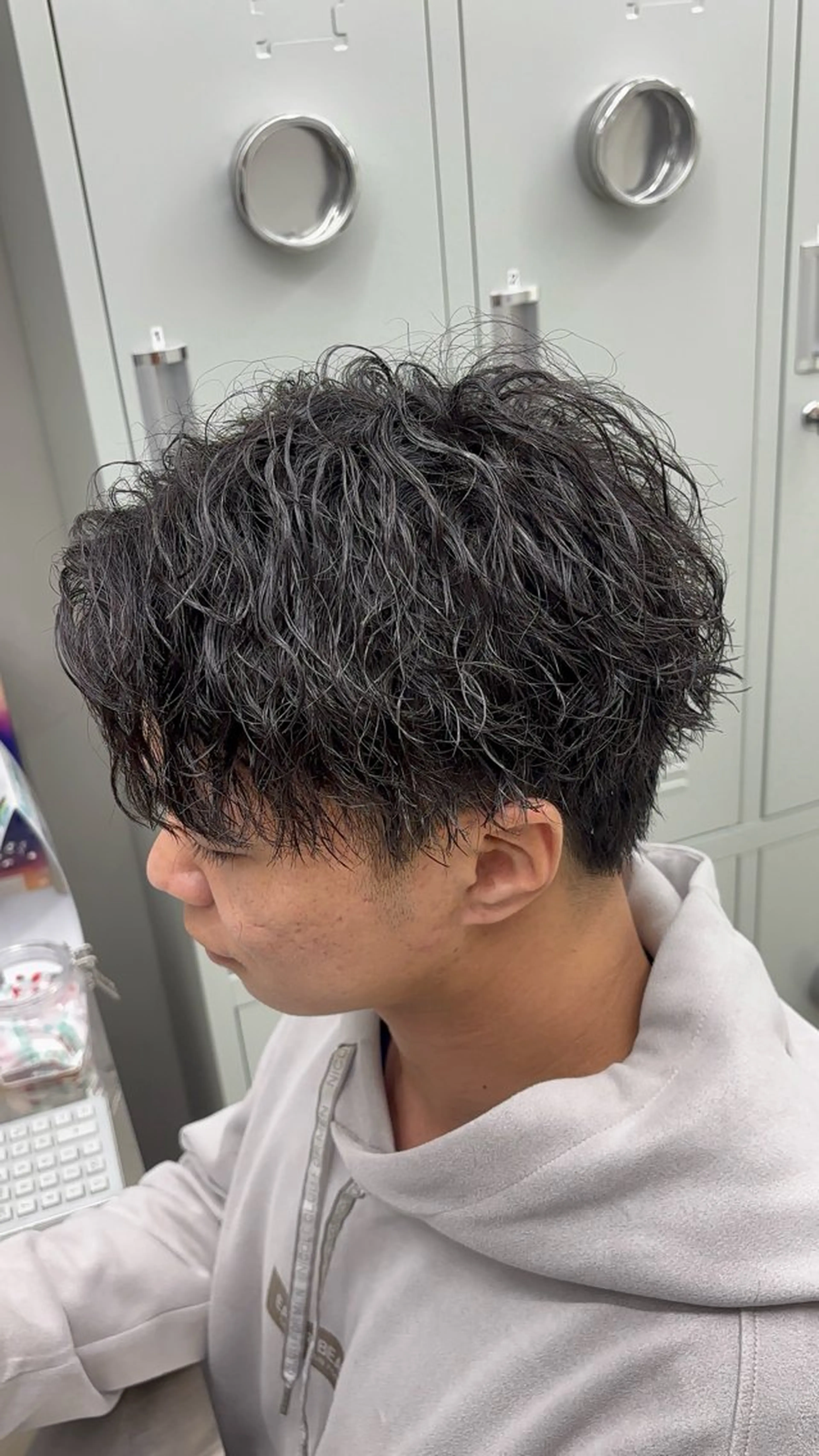 ショート パーマ メンズ カット パーマ 名古屋メンズパーマ /松井生のヘアスタイル