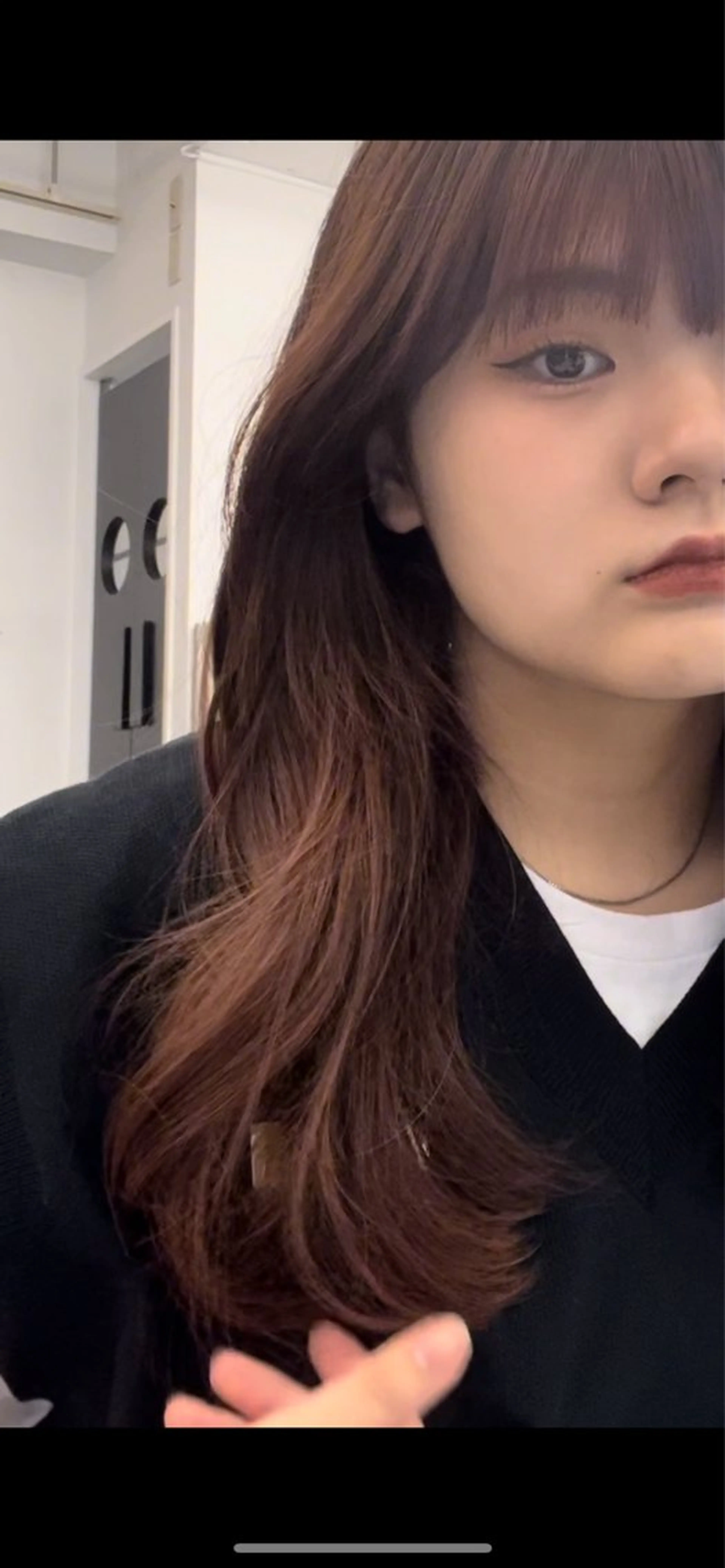 ロング 【レイヤーカット】 キサヌキミワのヘアスタイル