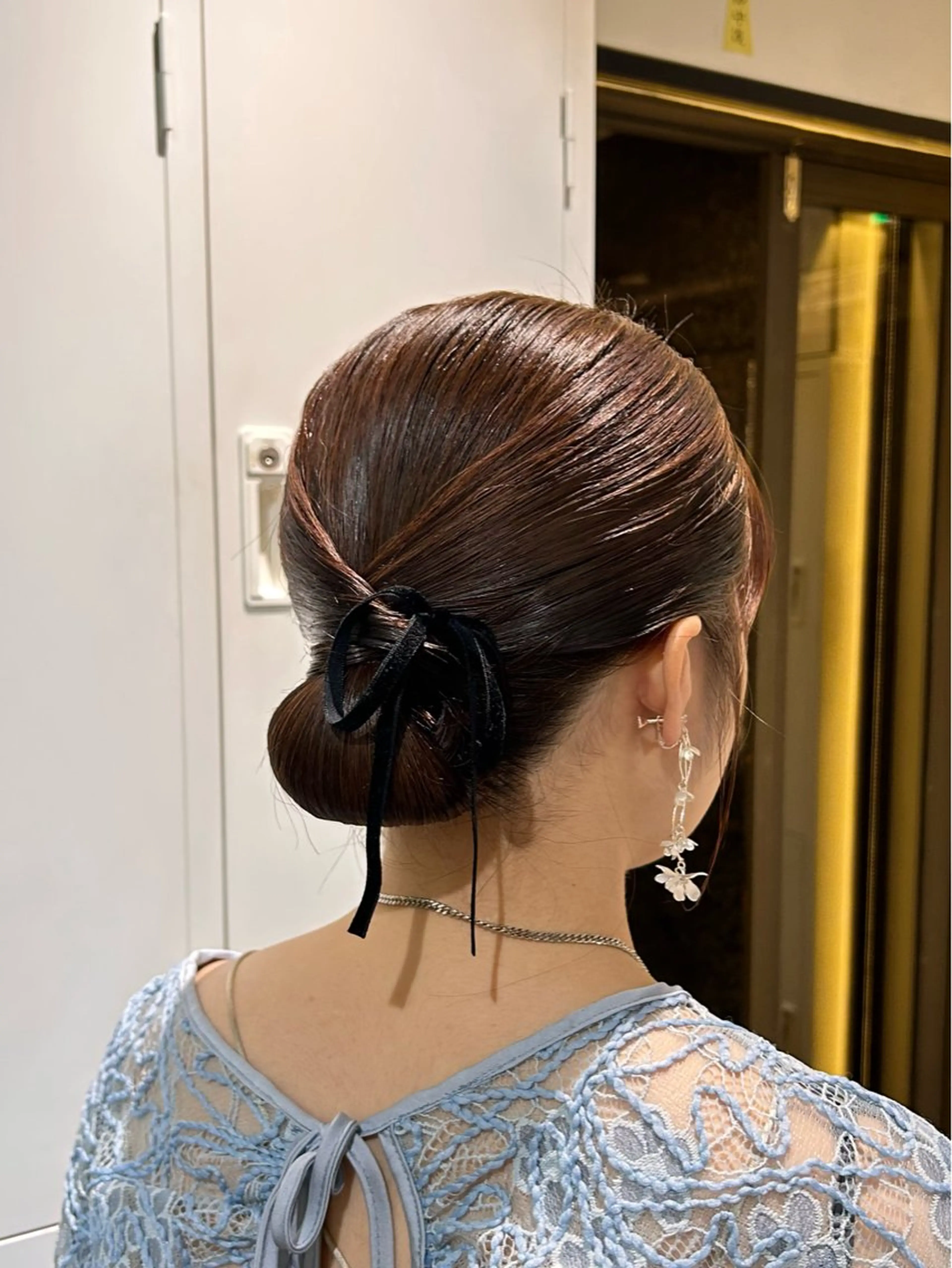 ショート ヘアアレンジ ボブ ヘアセット 大阪美容室 Rioのヘアスタイル