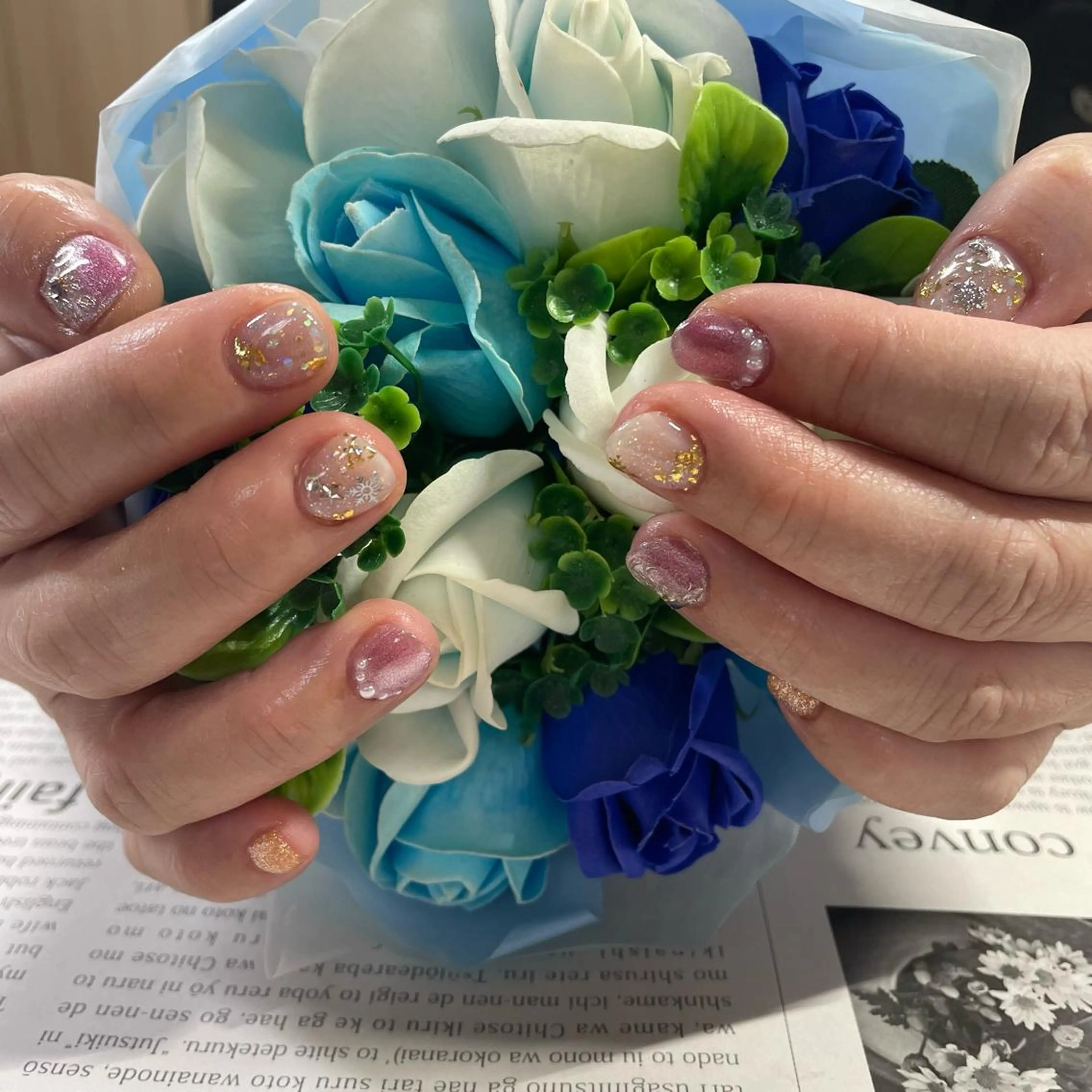 ネイル マグネットネイル 奥園 良恵のネイルデザイン