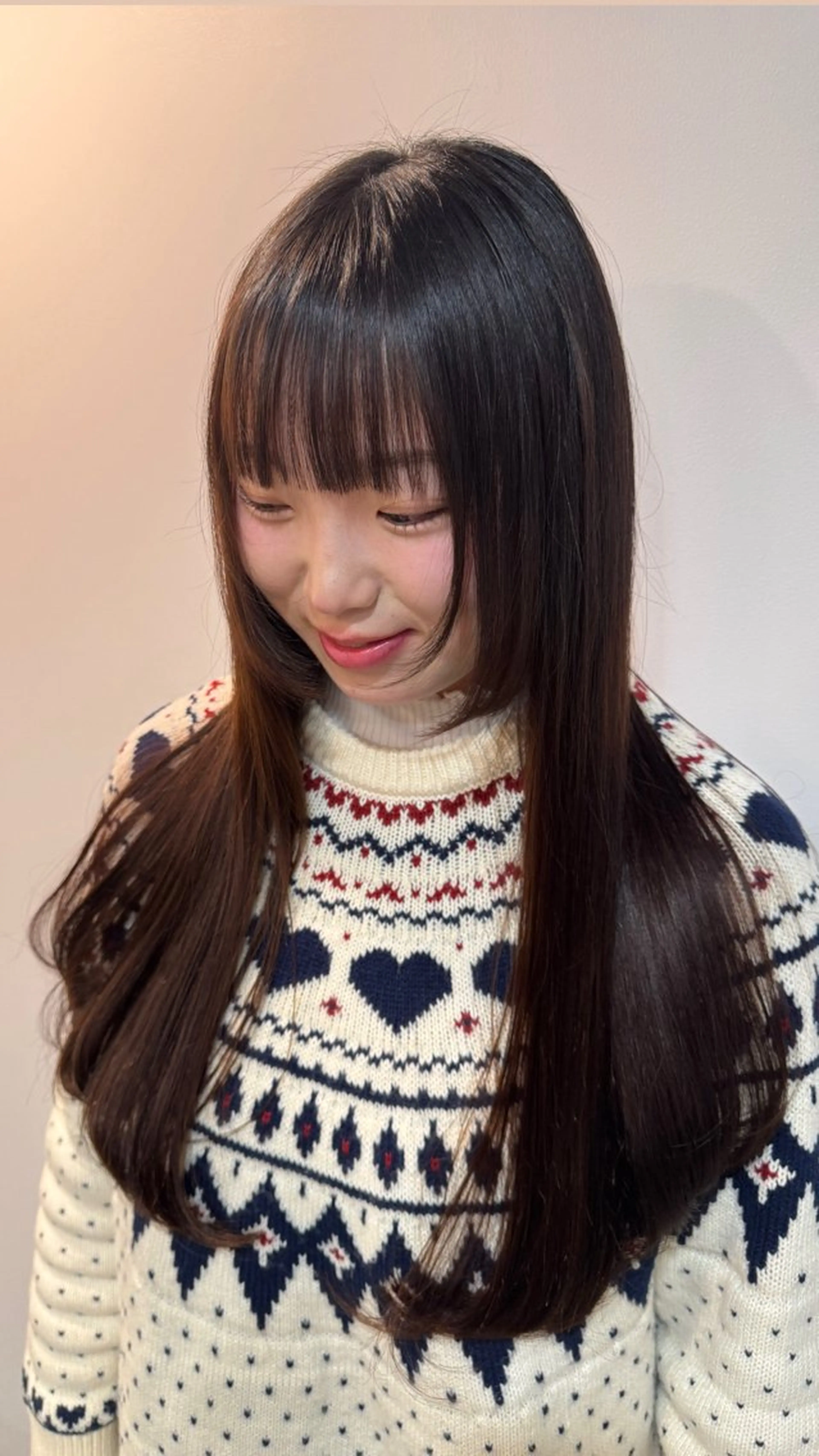 ロング saki/メンズパー マ・デザインカラーのヘアスタイル