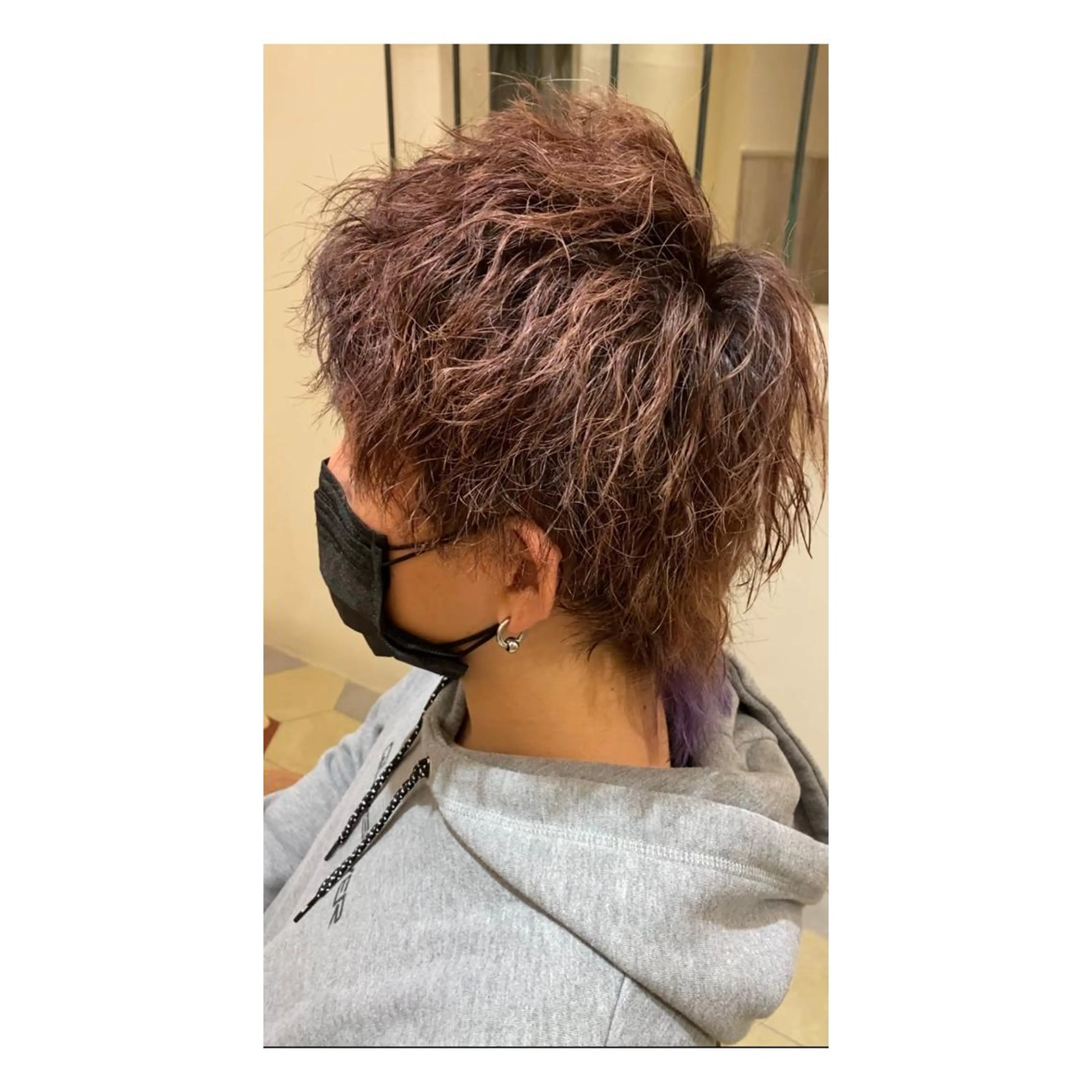 パーマ メンズ カット パーマ 菊池大一 溝の口パーマのヘアスタイル