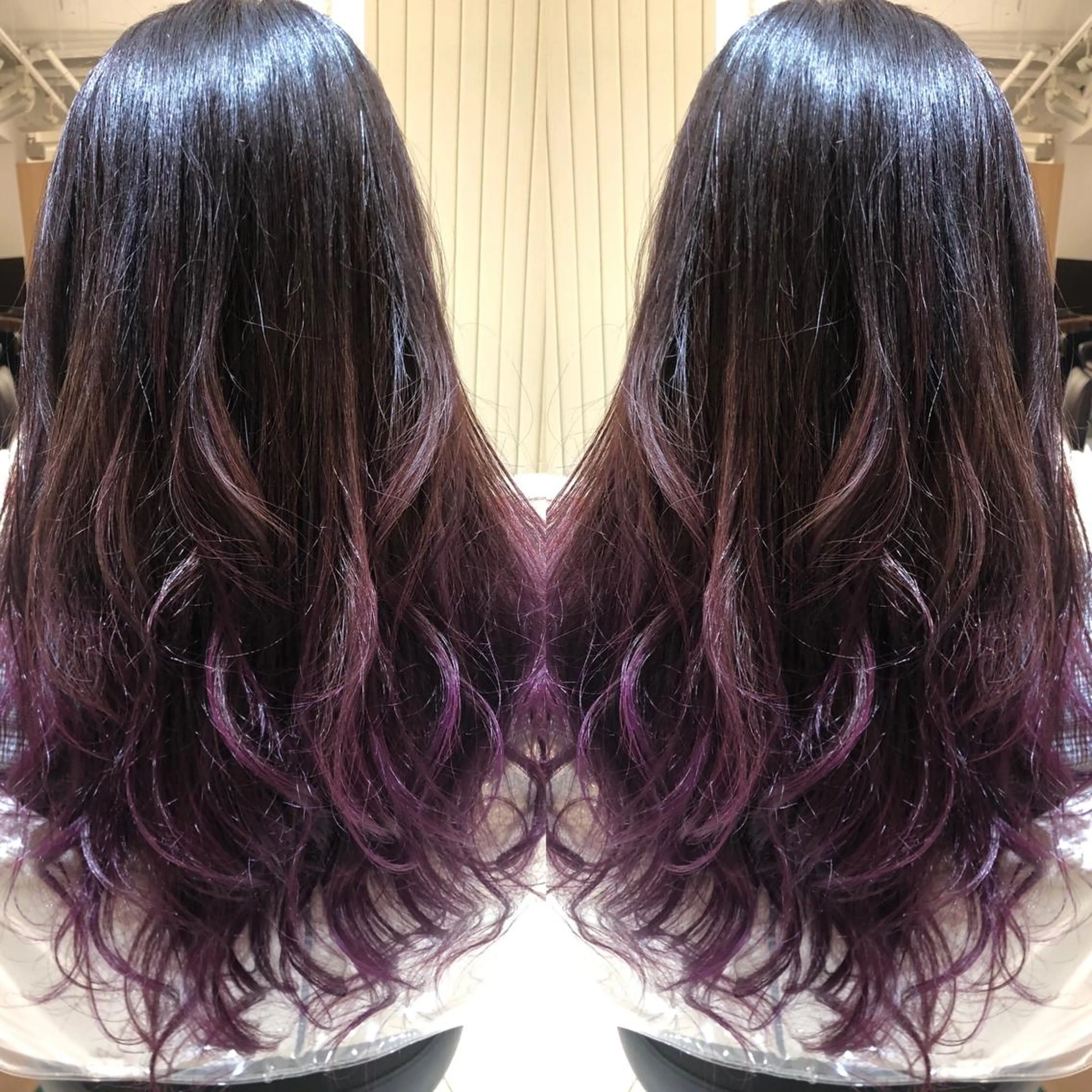 ロング 縮毛矯正/髪質改善 継続する美髪のヘアスタイル