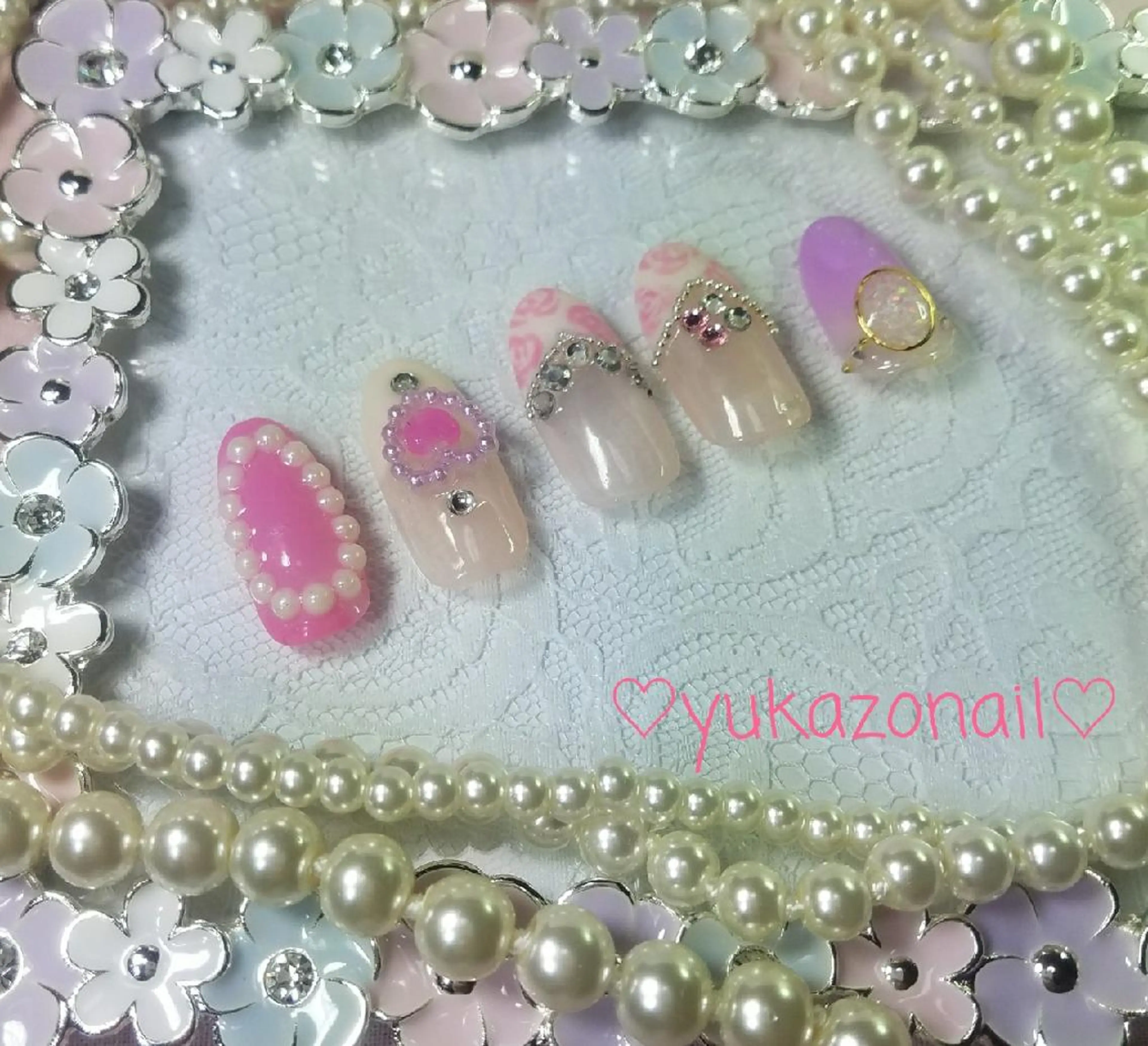ネイル ネイルチップ nail atelier yuka所属・❤ yuka❤のネイルデザイン