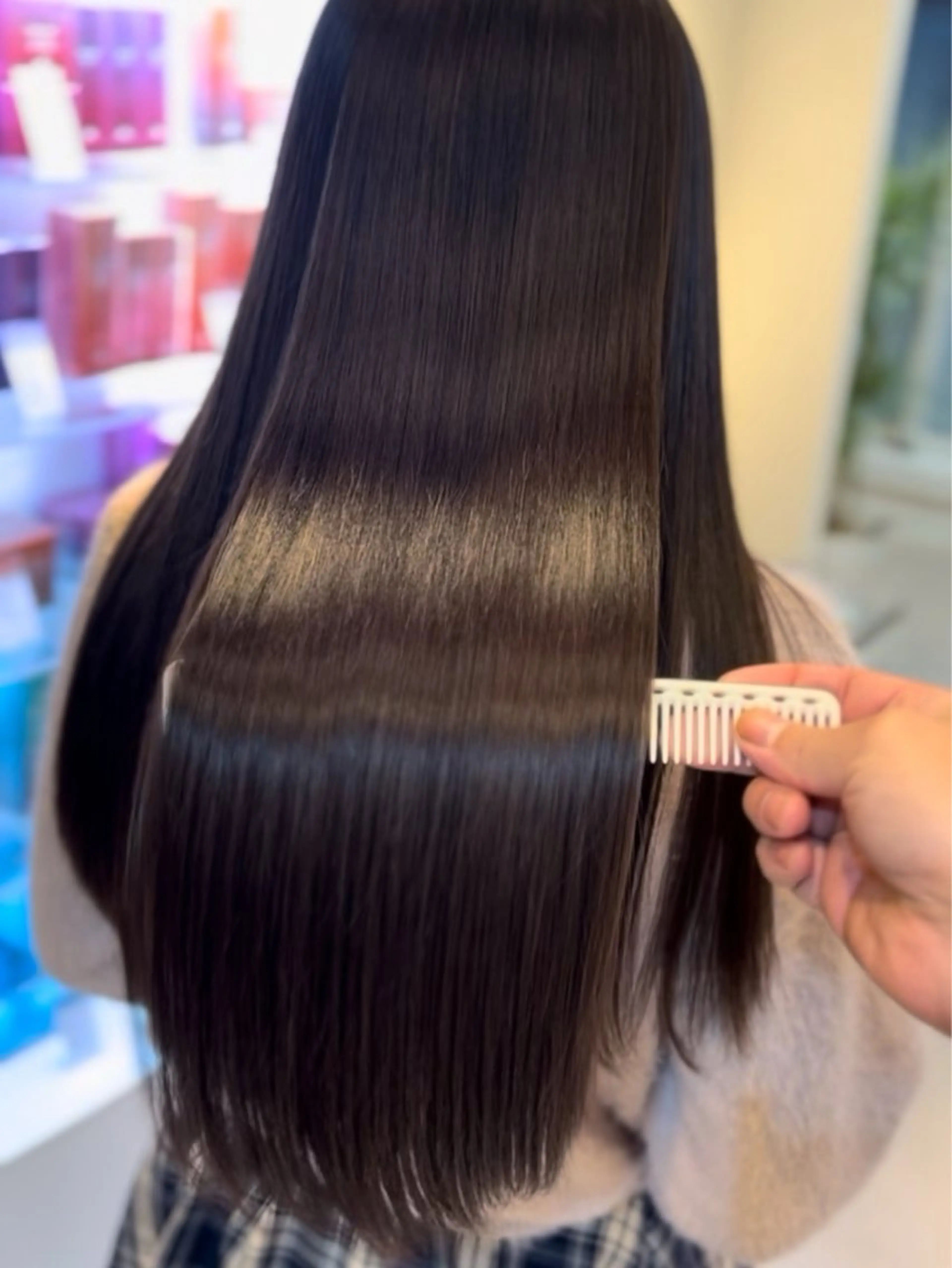 ロング CIEL大名店 髪質改善・Aujua認定サロン【髪質改善シエル】所属・【大名】縮毛矯正特化 履歴が複雑ok/金城のヘアスタイル