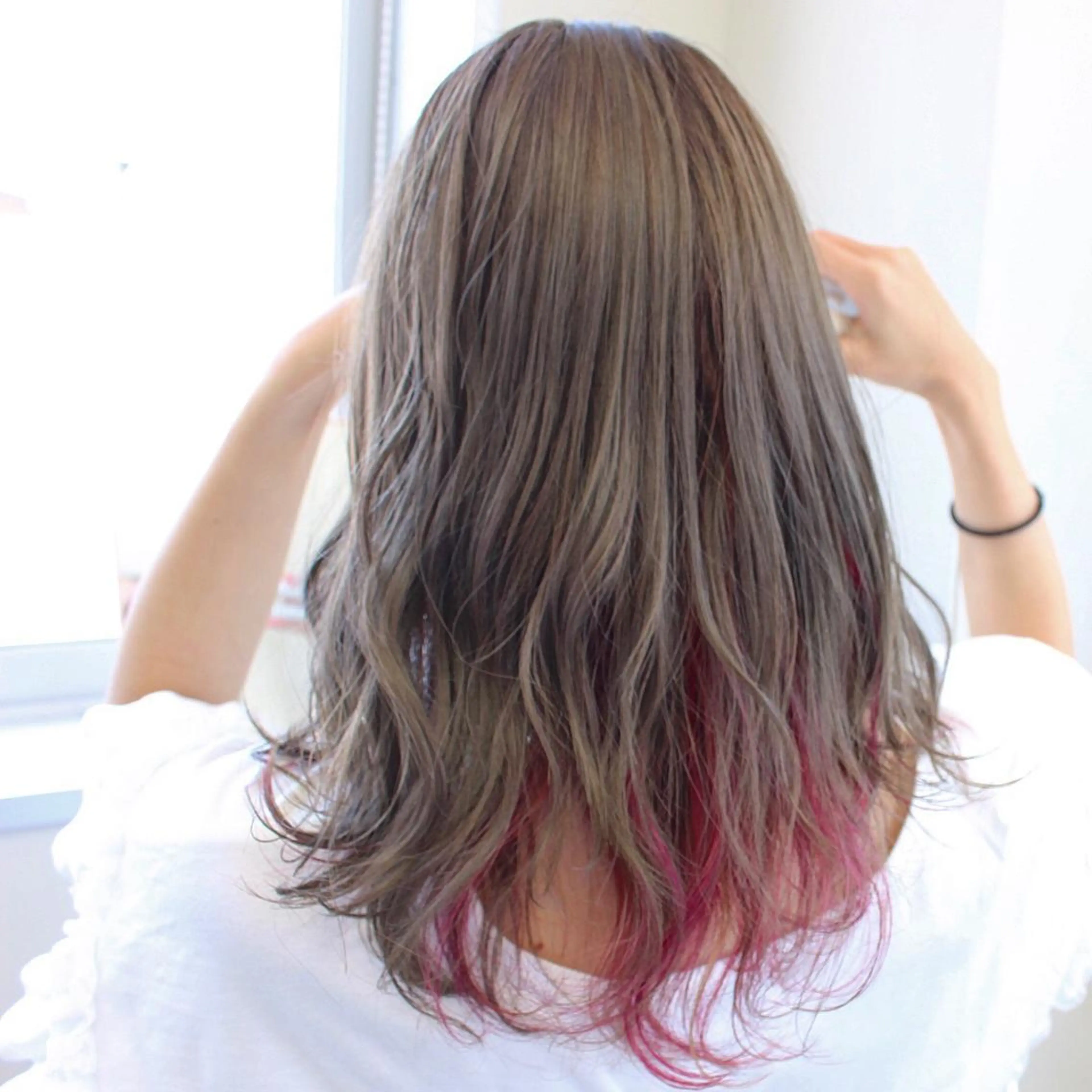 ミディアム 柳澤 和也のヘアスタイル