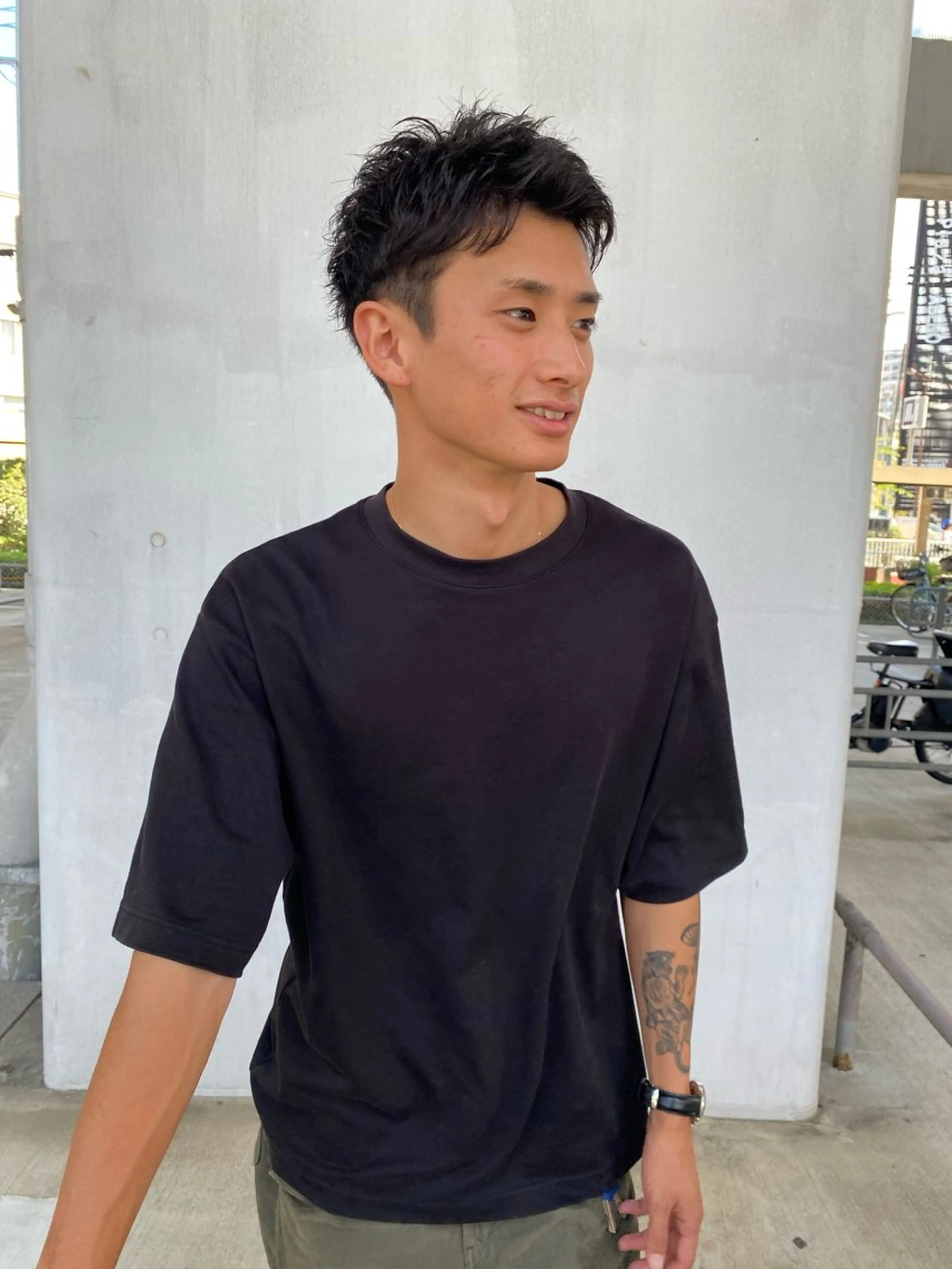 ショート メンズ 新谷 桃子のヘアスタイル