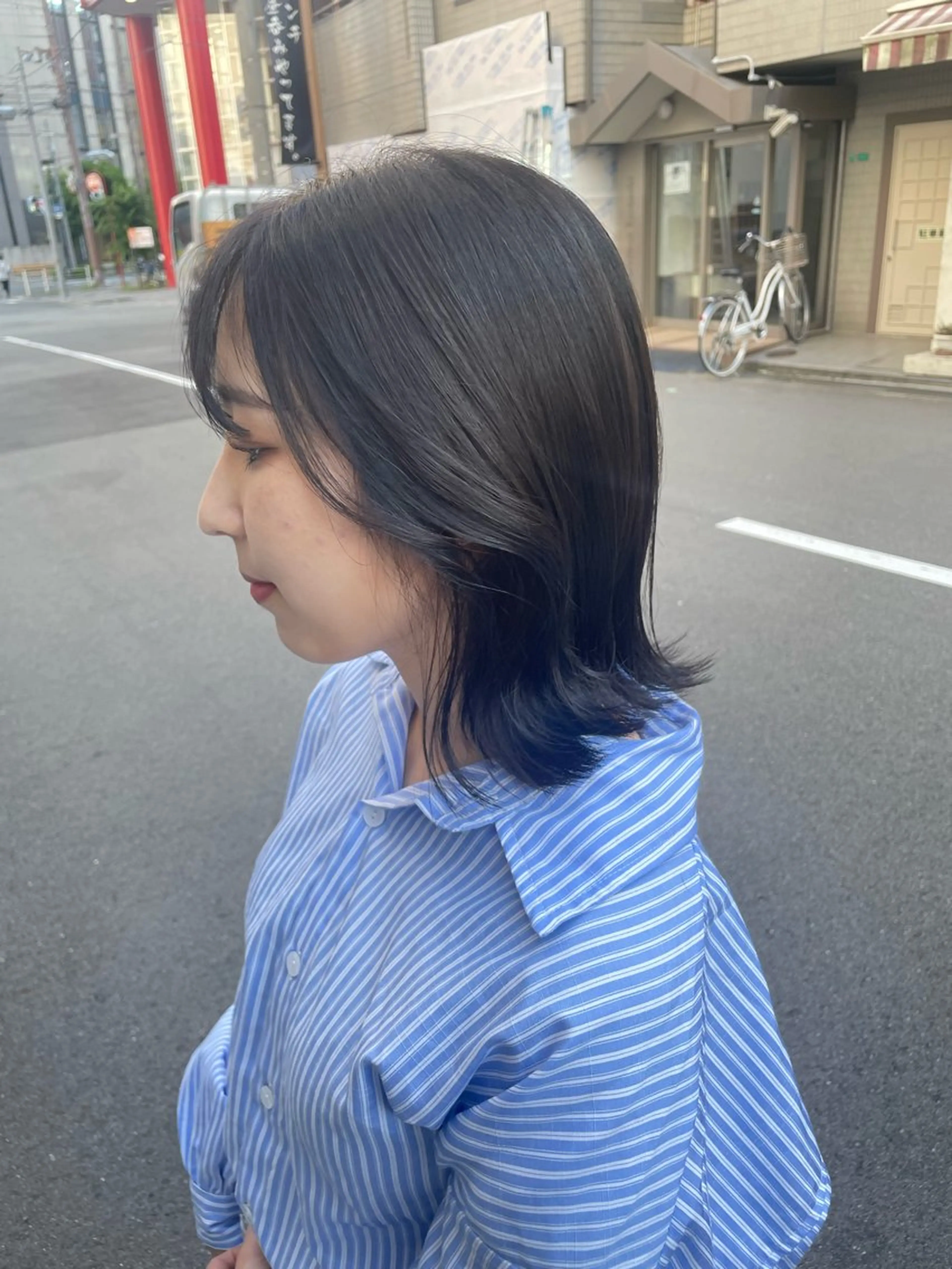 ミディアム 吉野 琴音のヘアスタイル
