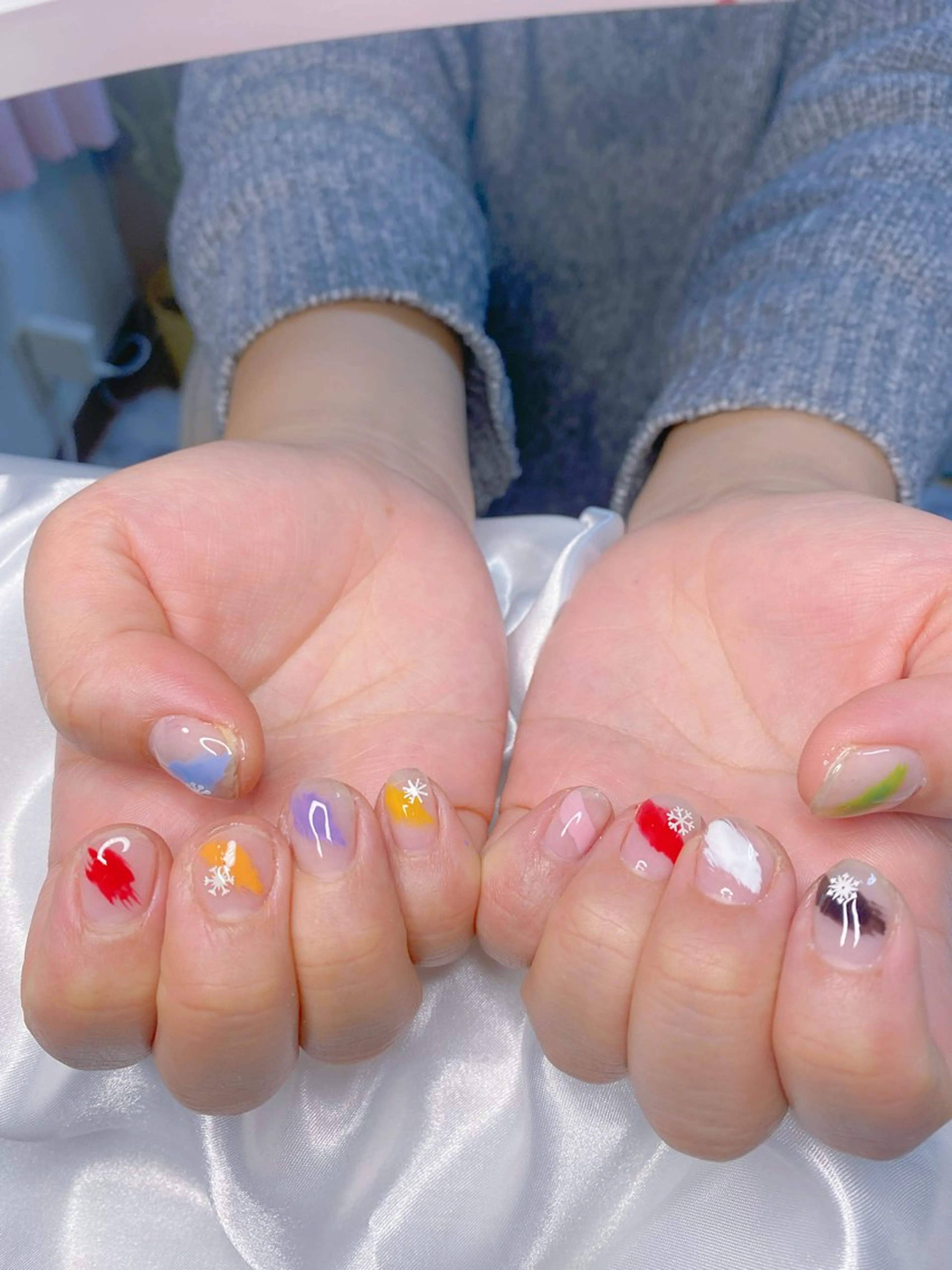 ネイル ハイネイル 自宅サロンのネイルデザイン