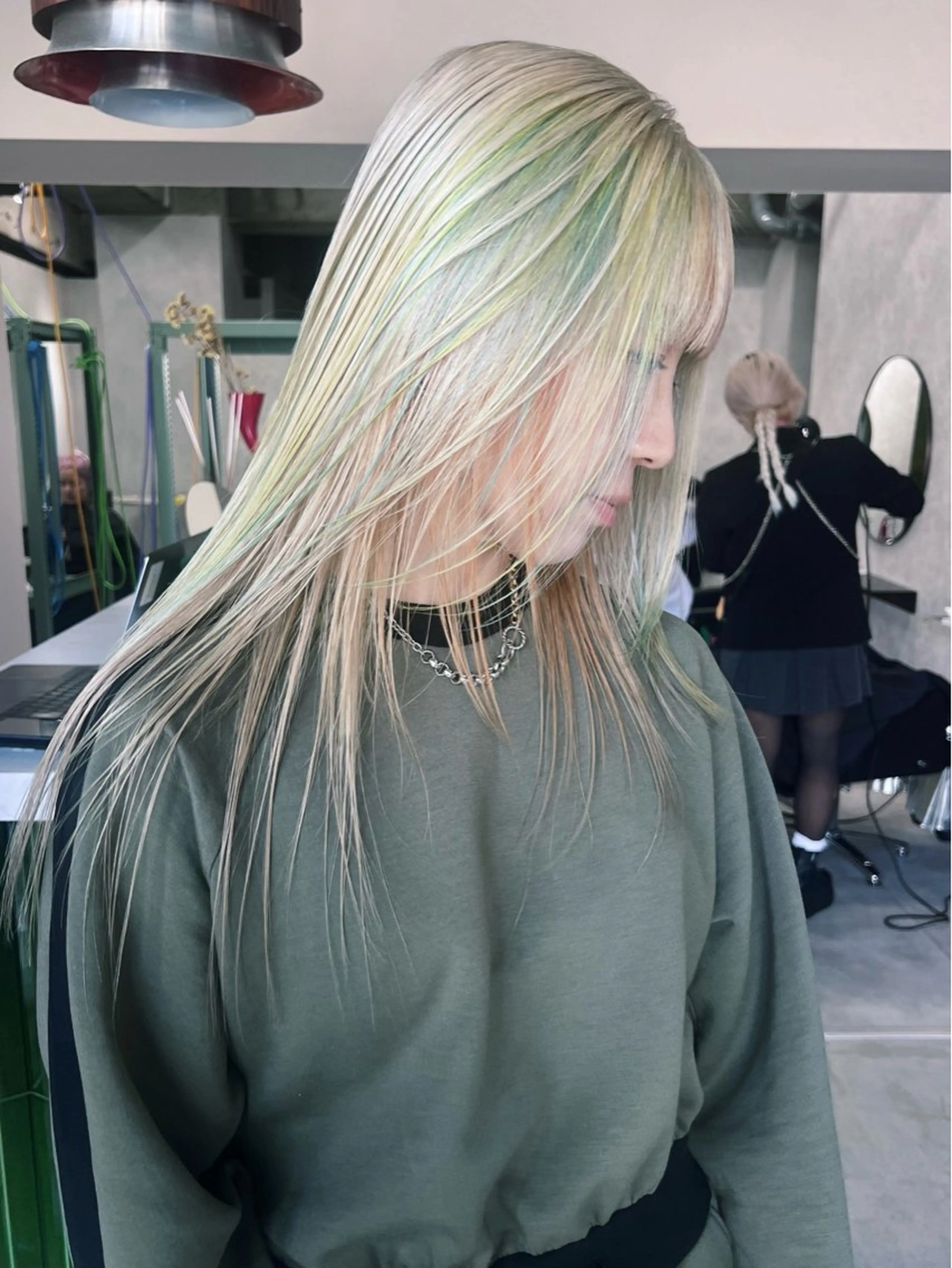 ロング カラー カット ヘアカラー トリートメント ヘアセット 🧡色落ちまで2度綺 麗なカラー🧡ヨシキのヘアスタイル