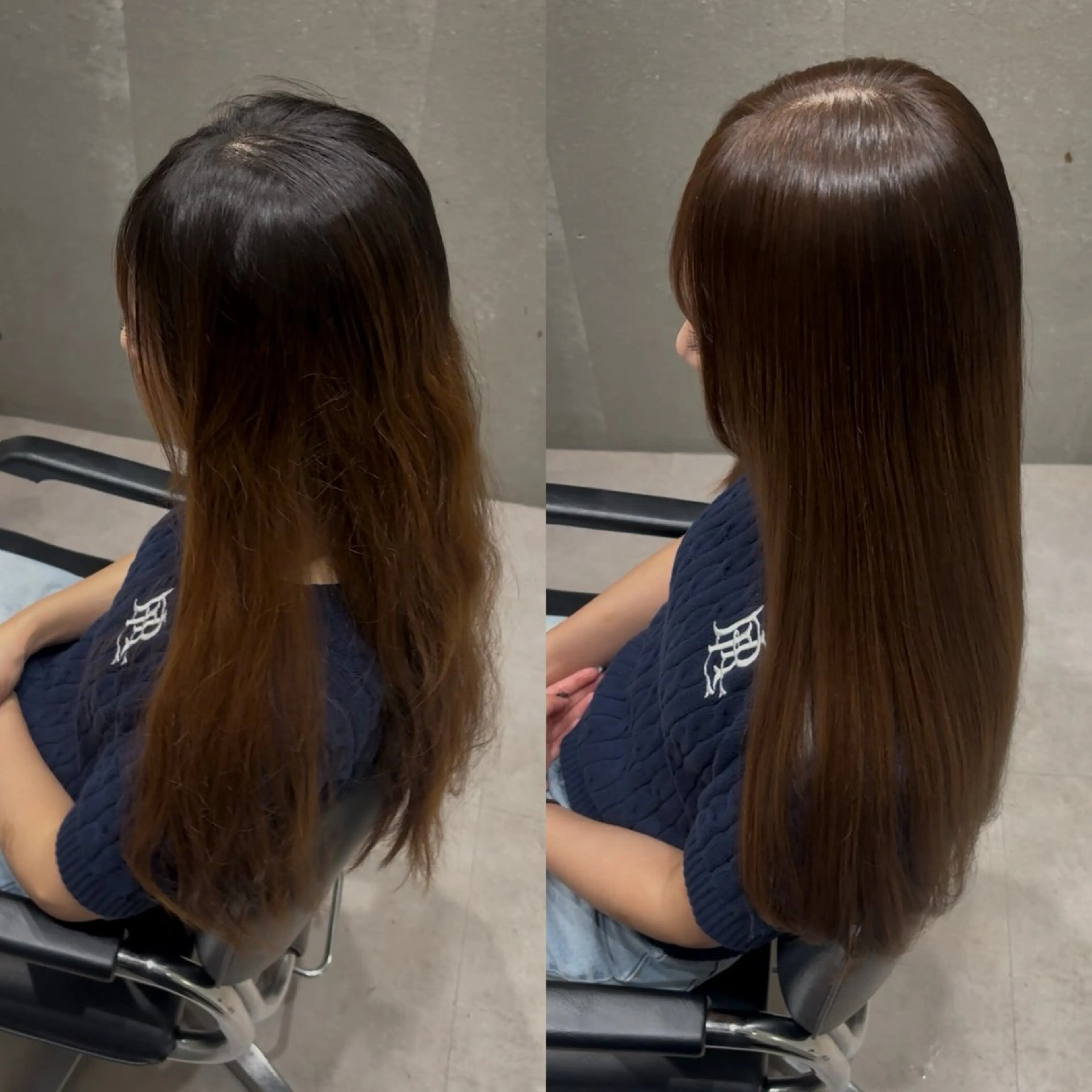 ロング カラー 透明感カラー イルミナカラー ロング トリートメント ヘアカラー 髪質改善ヘアケア 艶髪特化/上田のヘアスタイル