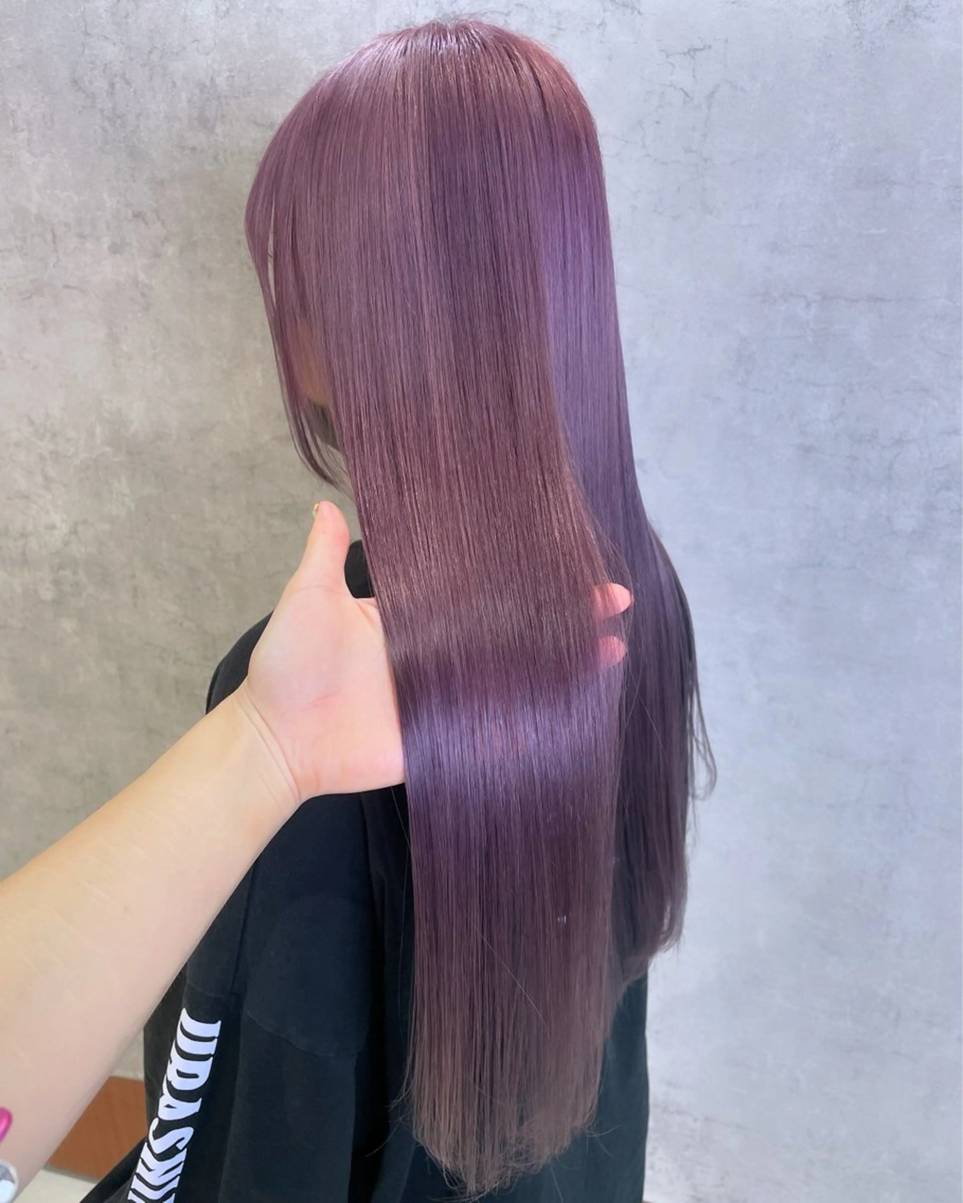 ロング カラー ヘアカラー トリートメント shiho/名駅💎 ケアカラー/ブリーチのヘアスタイル