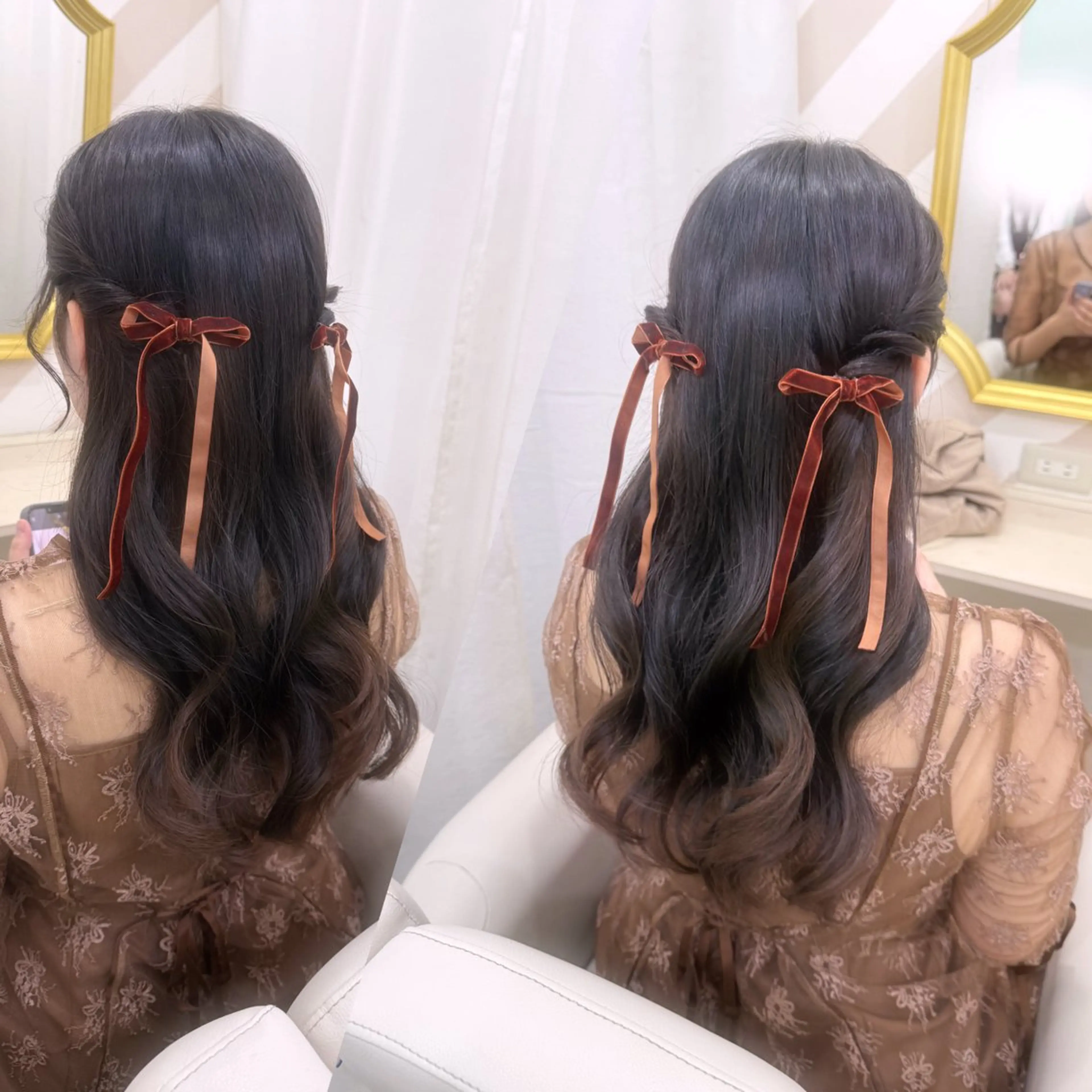 ヘアアレンジ ヘアセット 🤍AIRA🤍のヘアスタイル