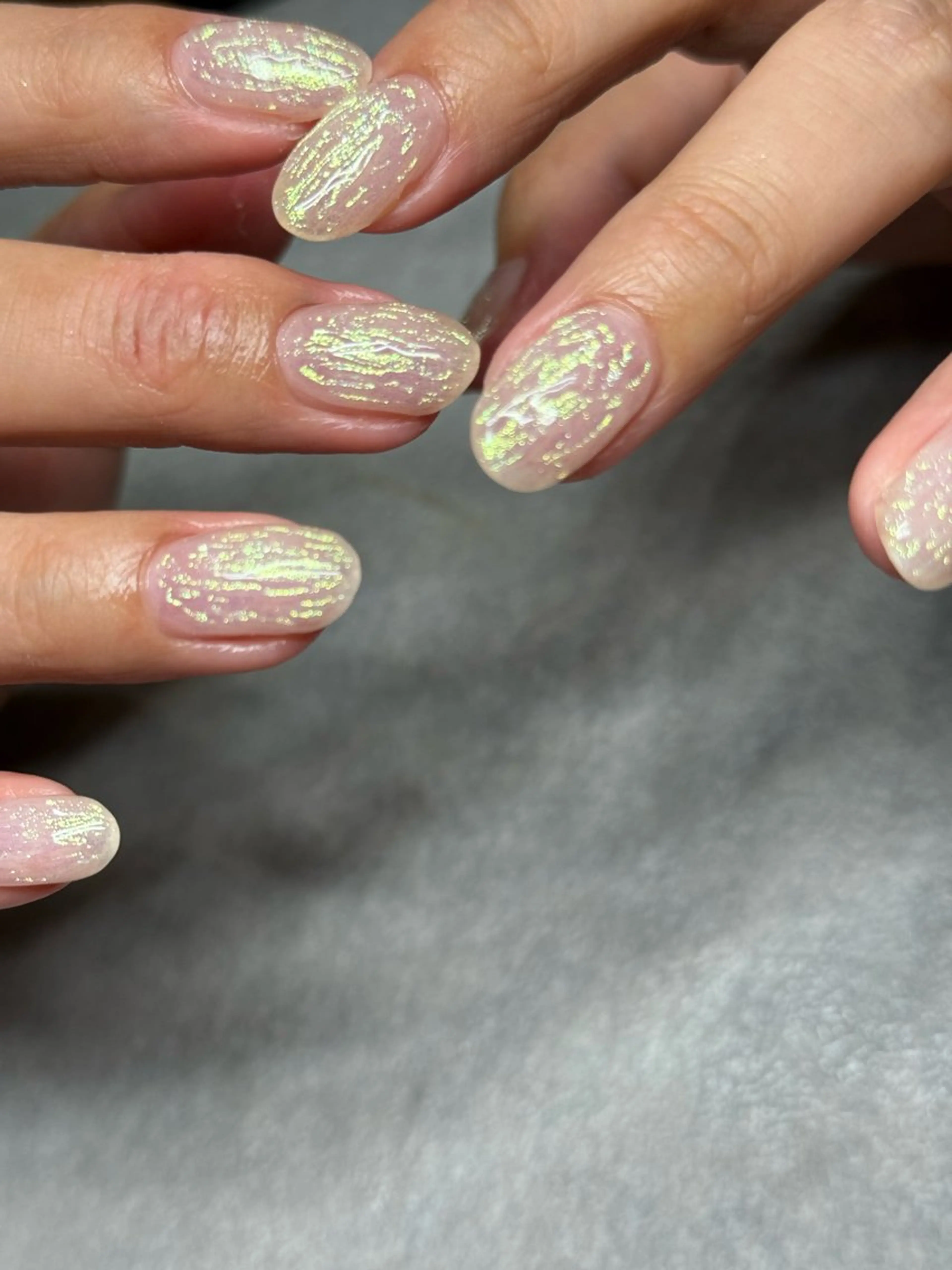 ネイル オーロラネイル ハンドネイル フットネイル kiii.__ ✴︎*のネイルデザイン