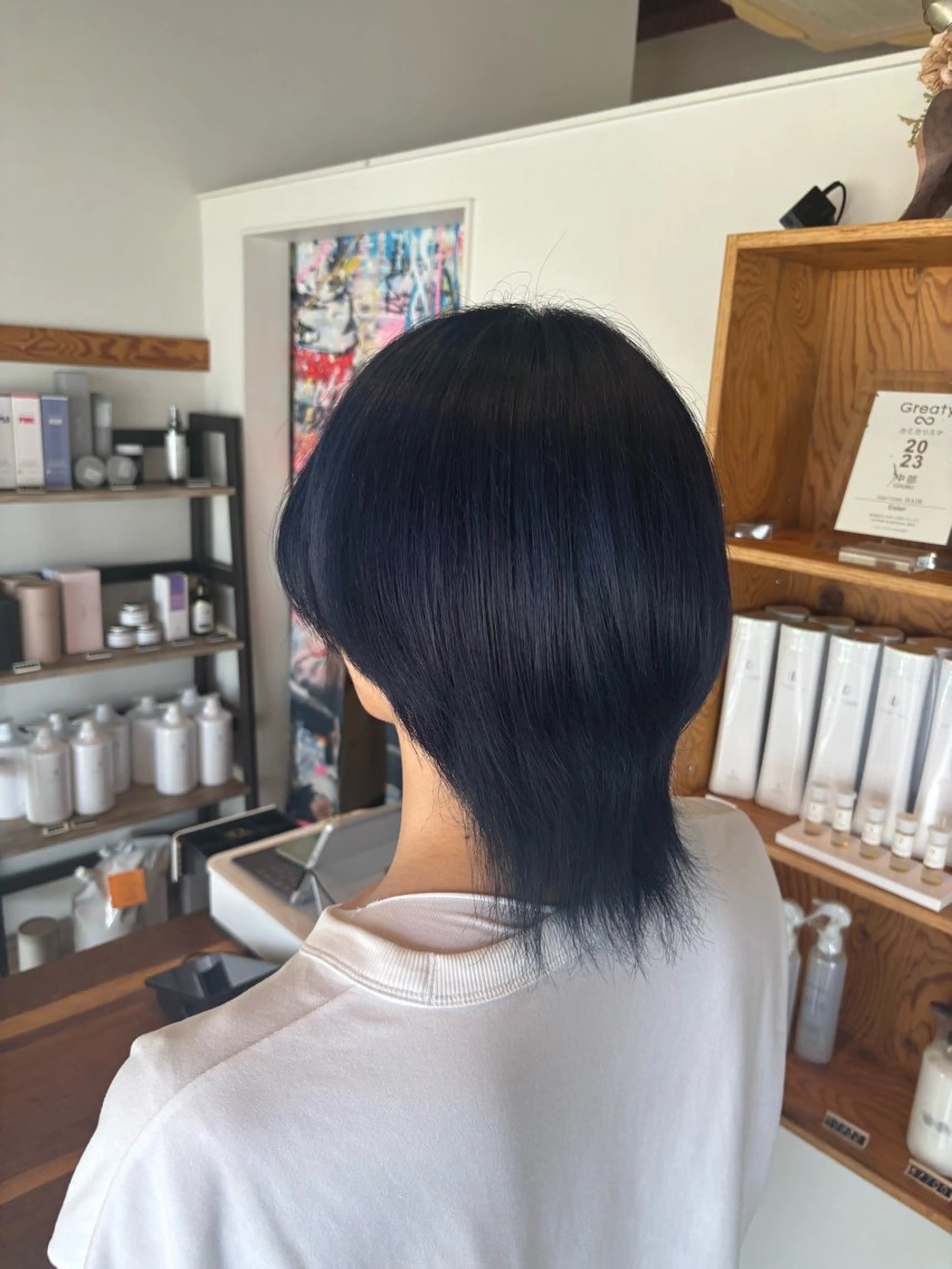 ショート メンズ ヘアカラー 西川 璃乃朱のヘアスタイル