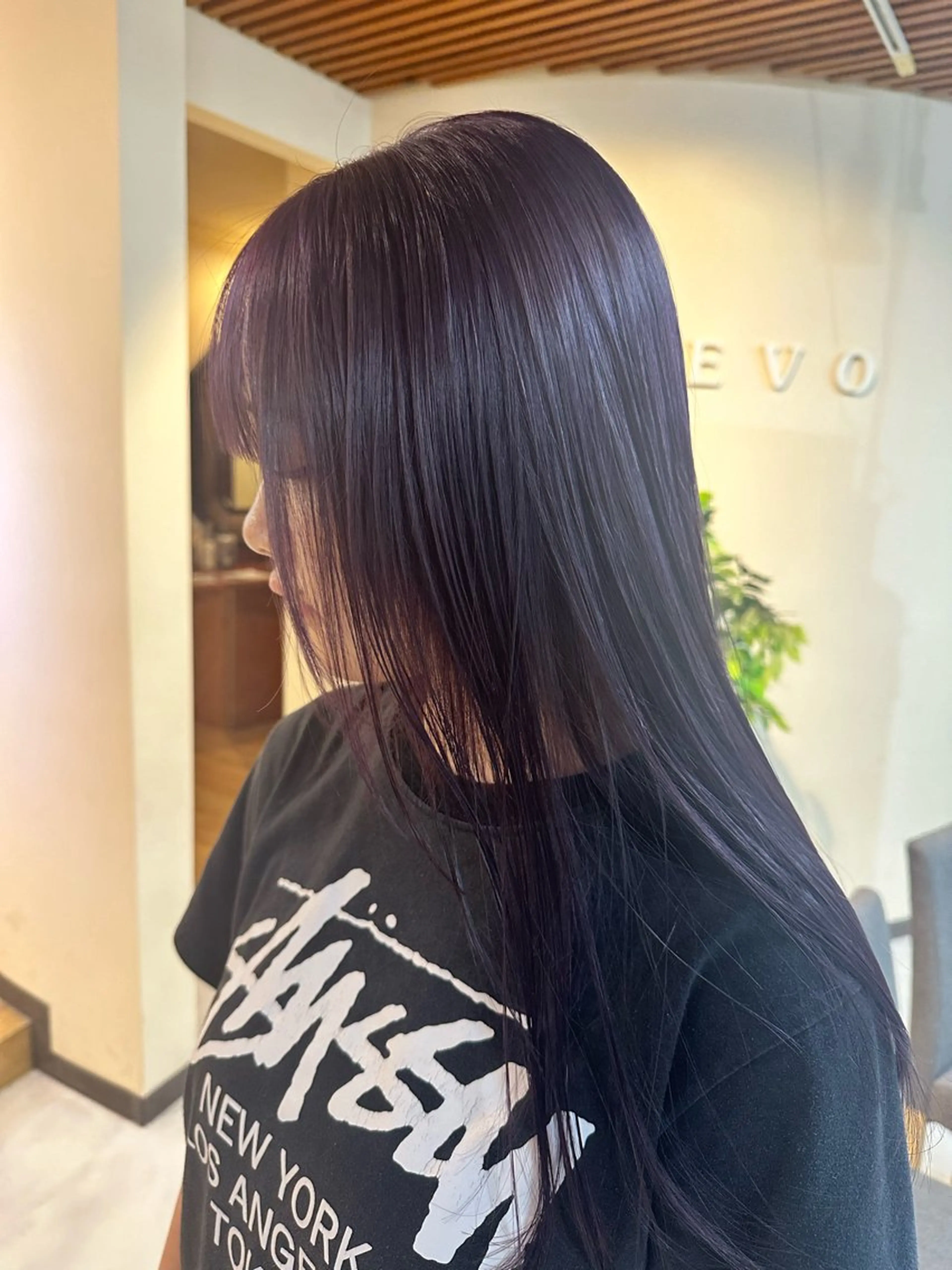 ロング カラー ブリーチ ディープラベンダー ラベンダーカラー 竹井俊介/ハイトーン /白髪ぼかしのヘアスタイル