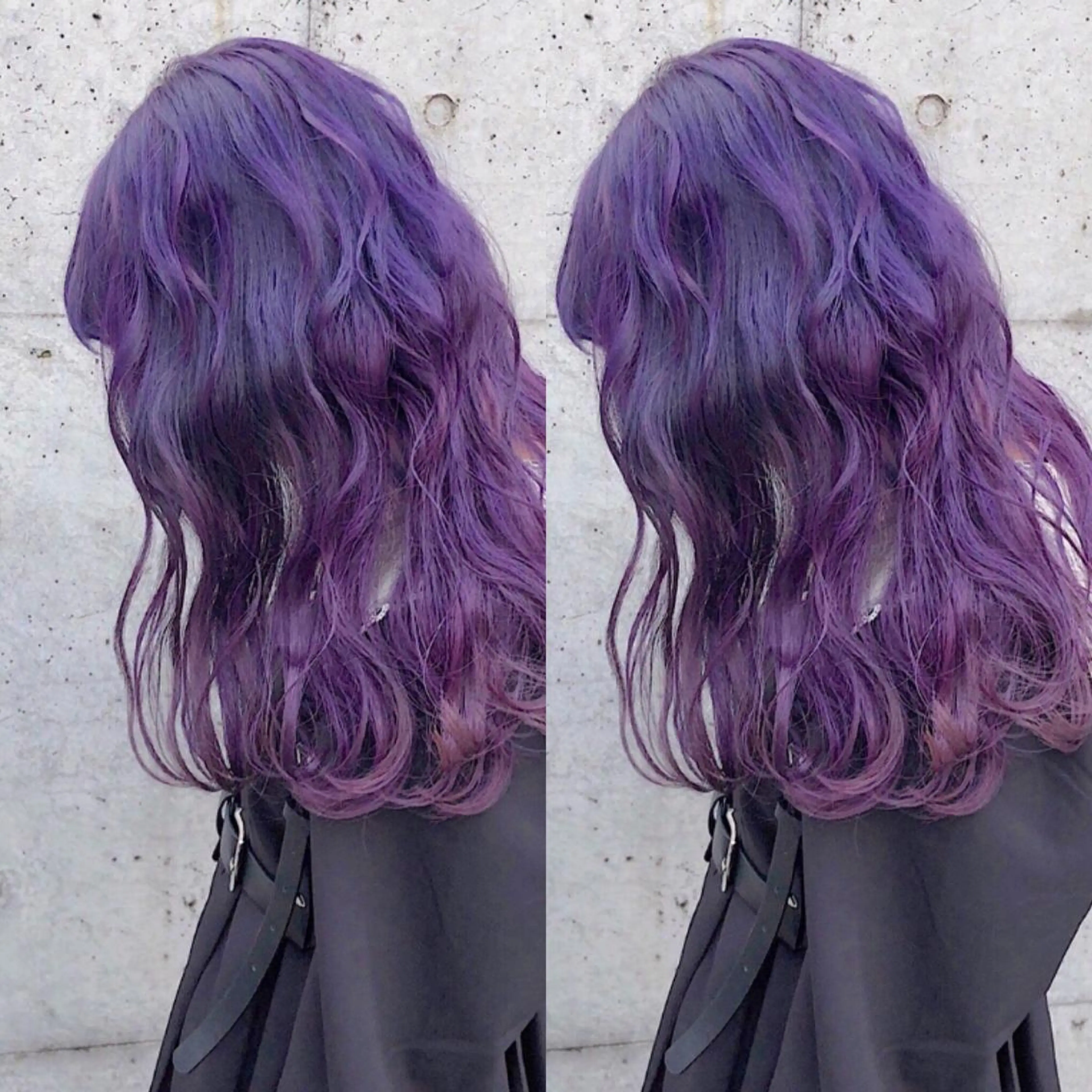 セミロング カラー 韓国レイヤーカット/ 儚げカラーチナツのヘアスタイル