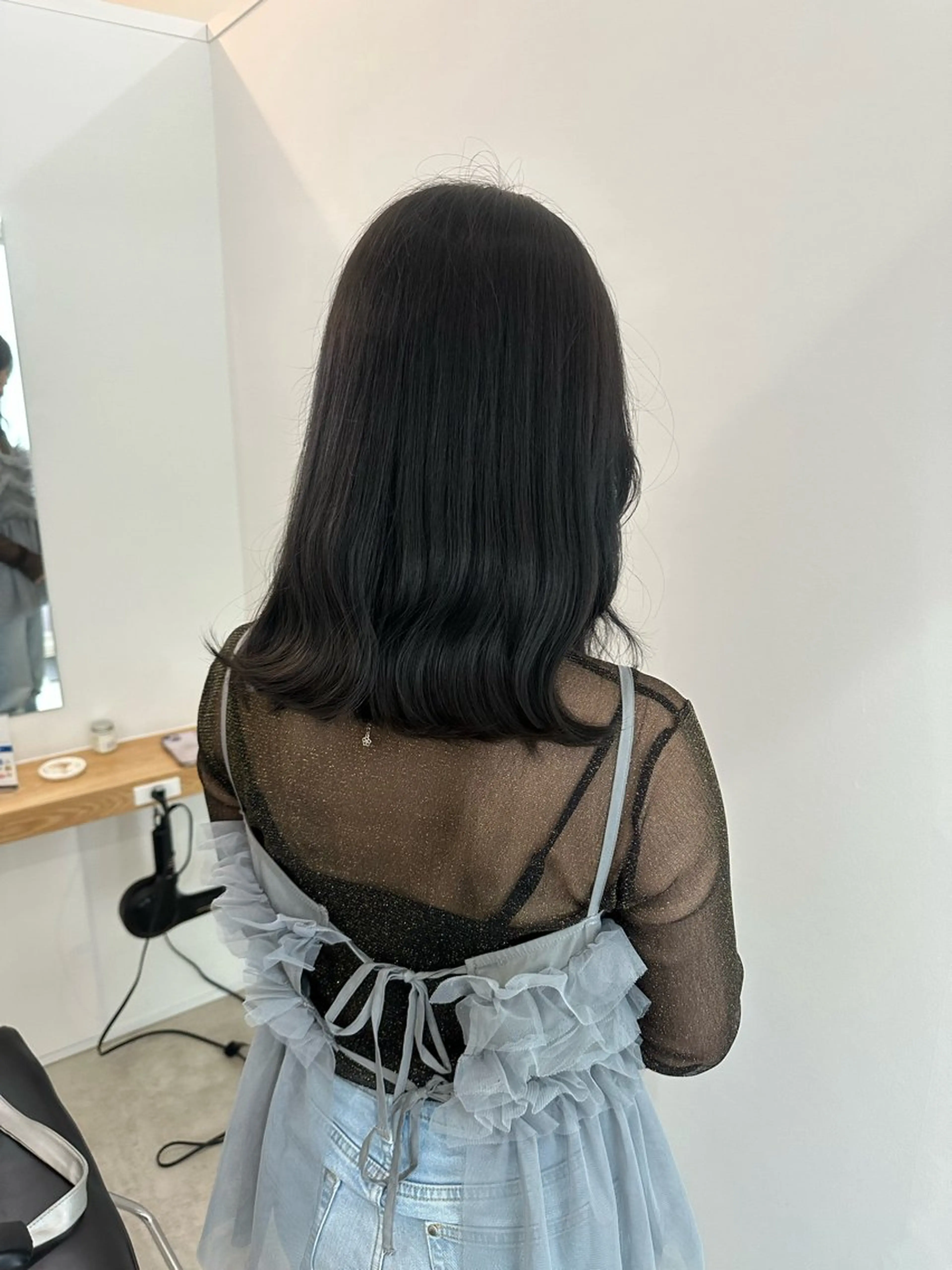 ミディアム カラー カット ヘアカラー トリートメント レイヤー/ナチュラル 💐nao.のヘアスタイル