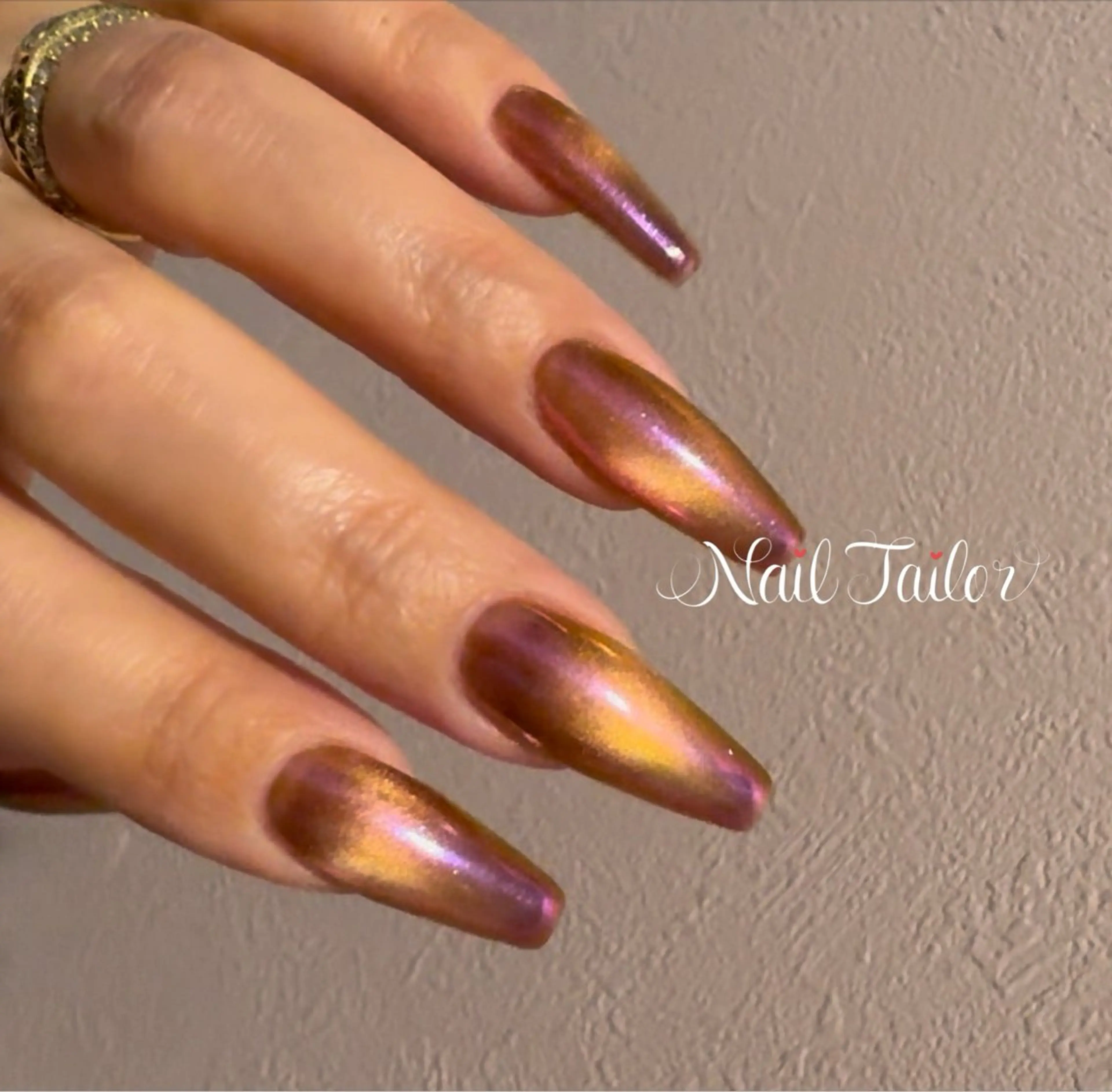 ネイル 長さ出し 氷ネイル・うるうるネイル キラキラネイル ロングネイル スカルプネイル NailTailor ネイルテイラーのネイルデザイン