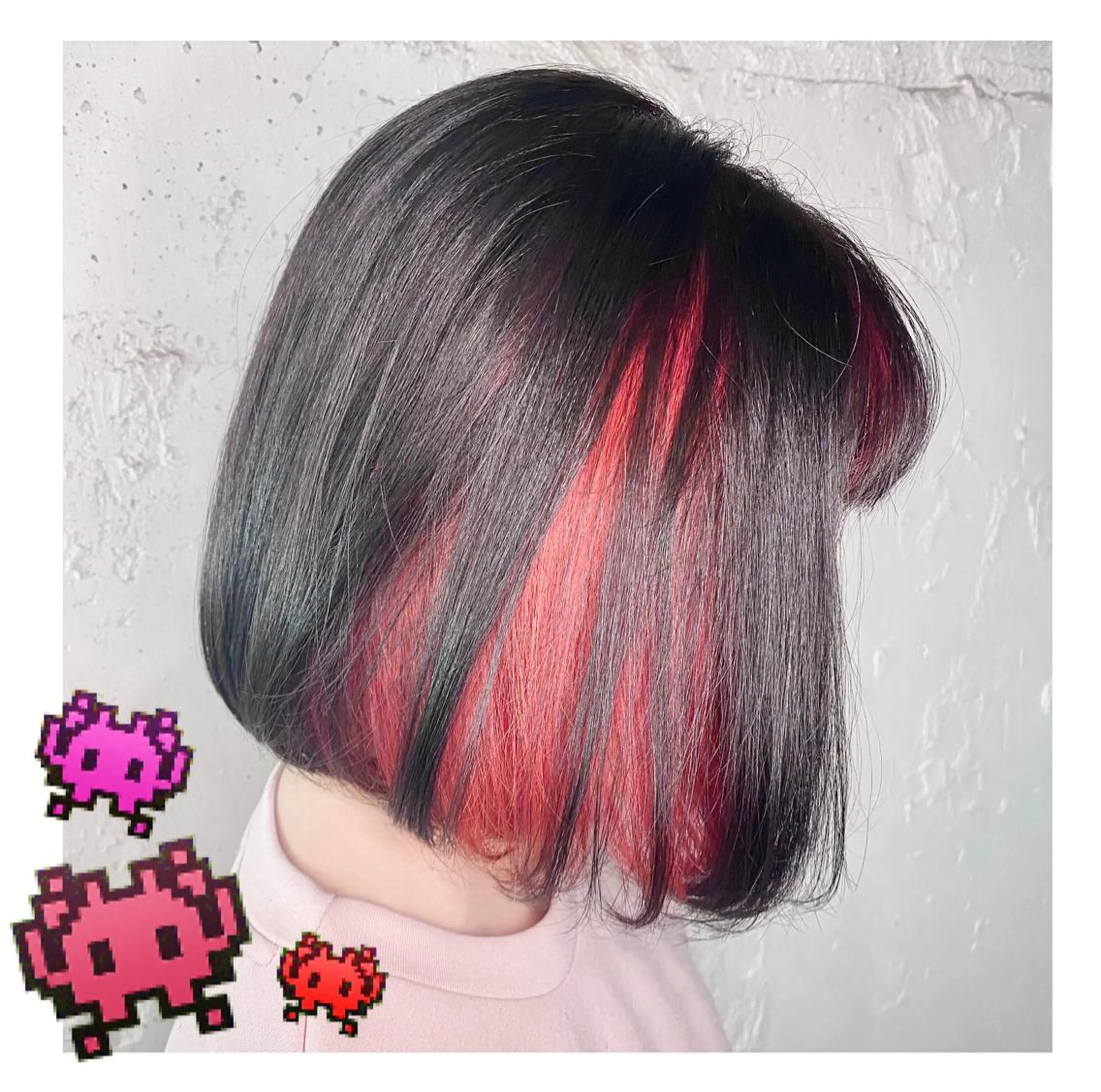 ショート カラー TSUNO🦖 派手髪/オタク美容師のヘアスタイル
