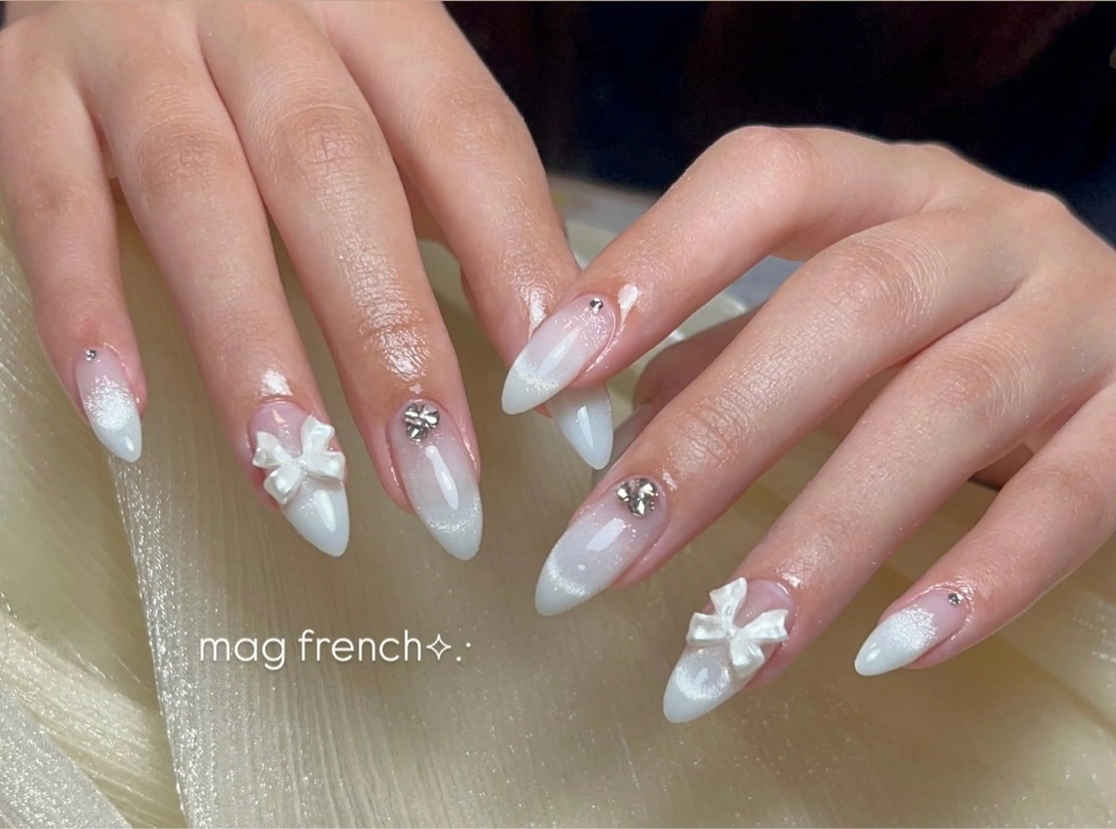 ネイル フレンチネイル ハンドネイル Nail by EN 🪽Amiのネイルデザイン