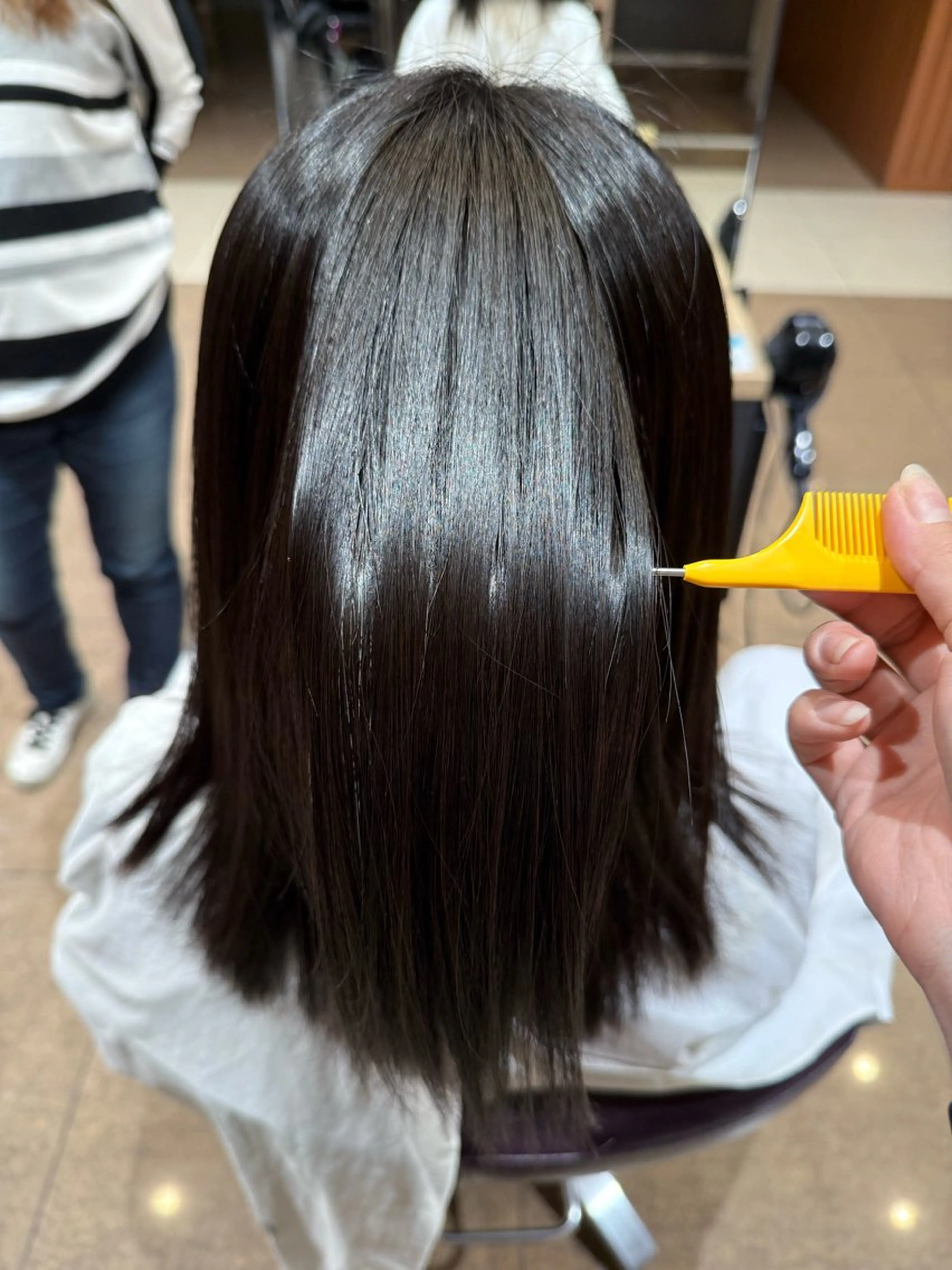 ミディアム パーマ 縮毛矯正 ストレートパーマ Mika/💈 モデル募集中のヘアスタイル