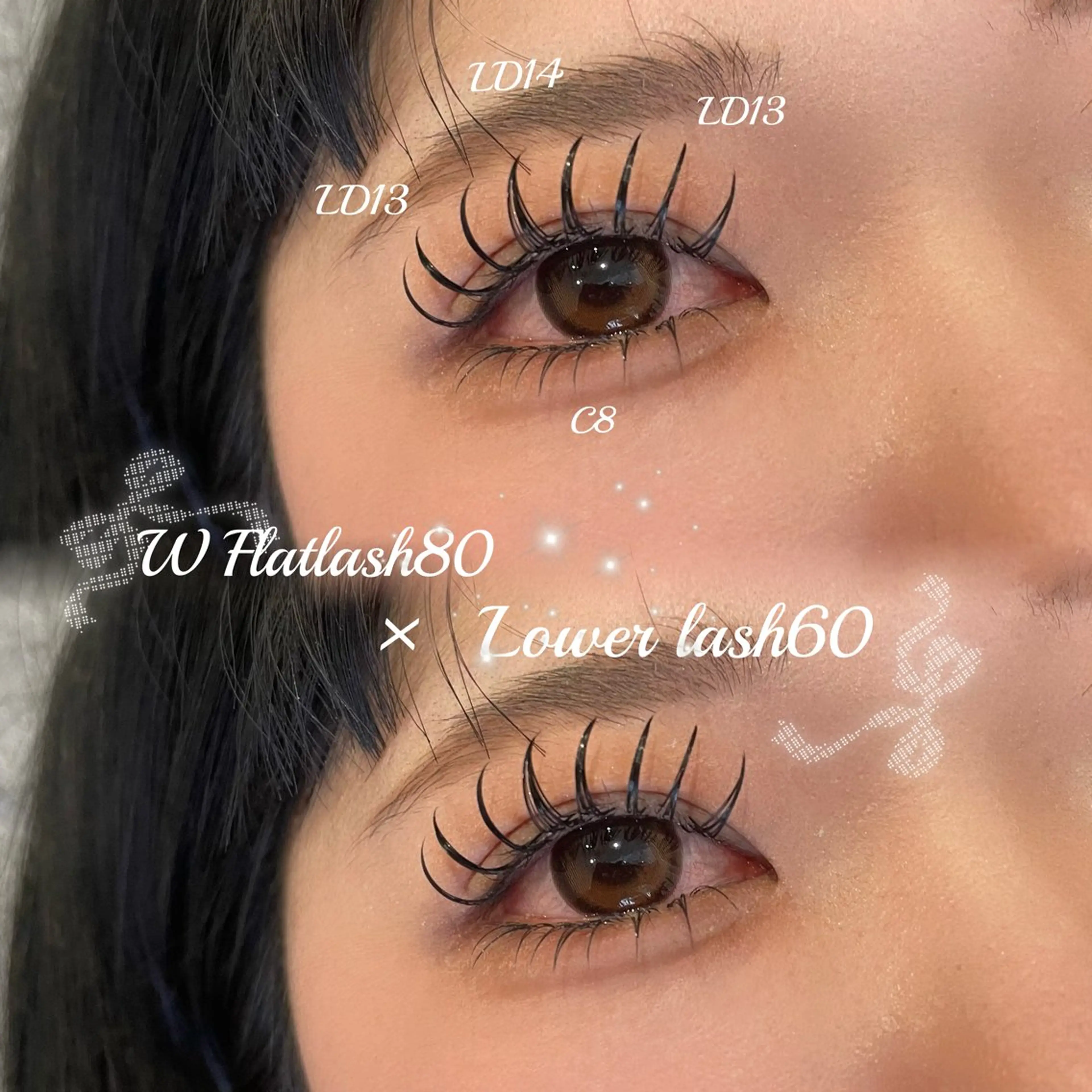 🎀下まつげエクステ✦.*🎀 本数30本~の写真