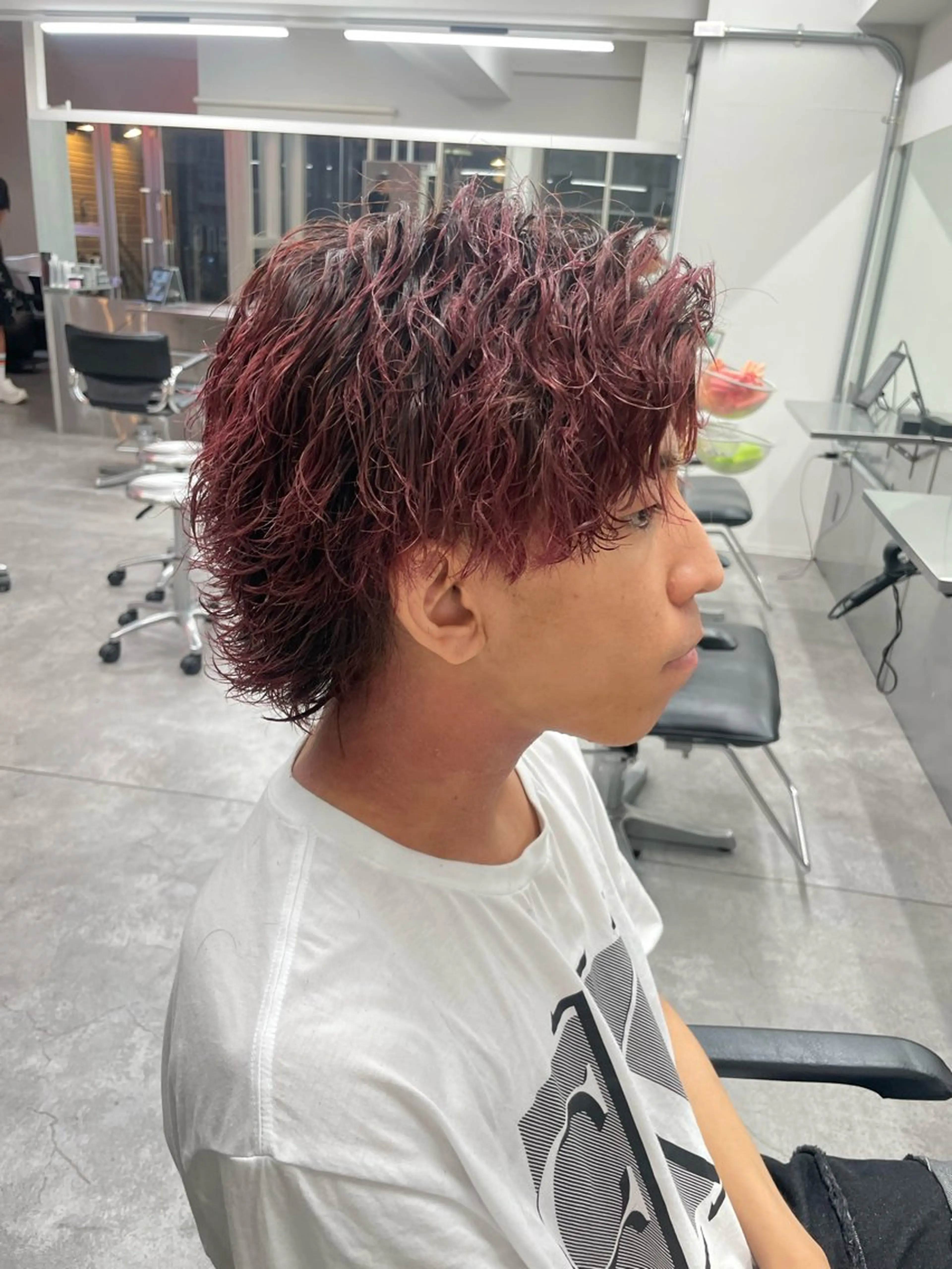 カラー パーマ メンズ カット ヘアカラー パーマ 町田エリアＮｏ．１/ パーマ特化/太田京希のヘアスタイル