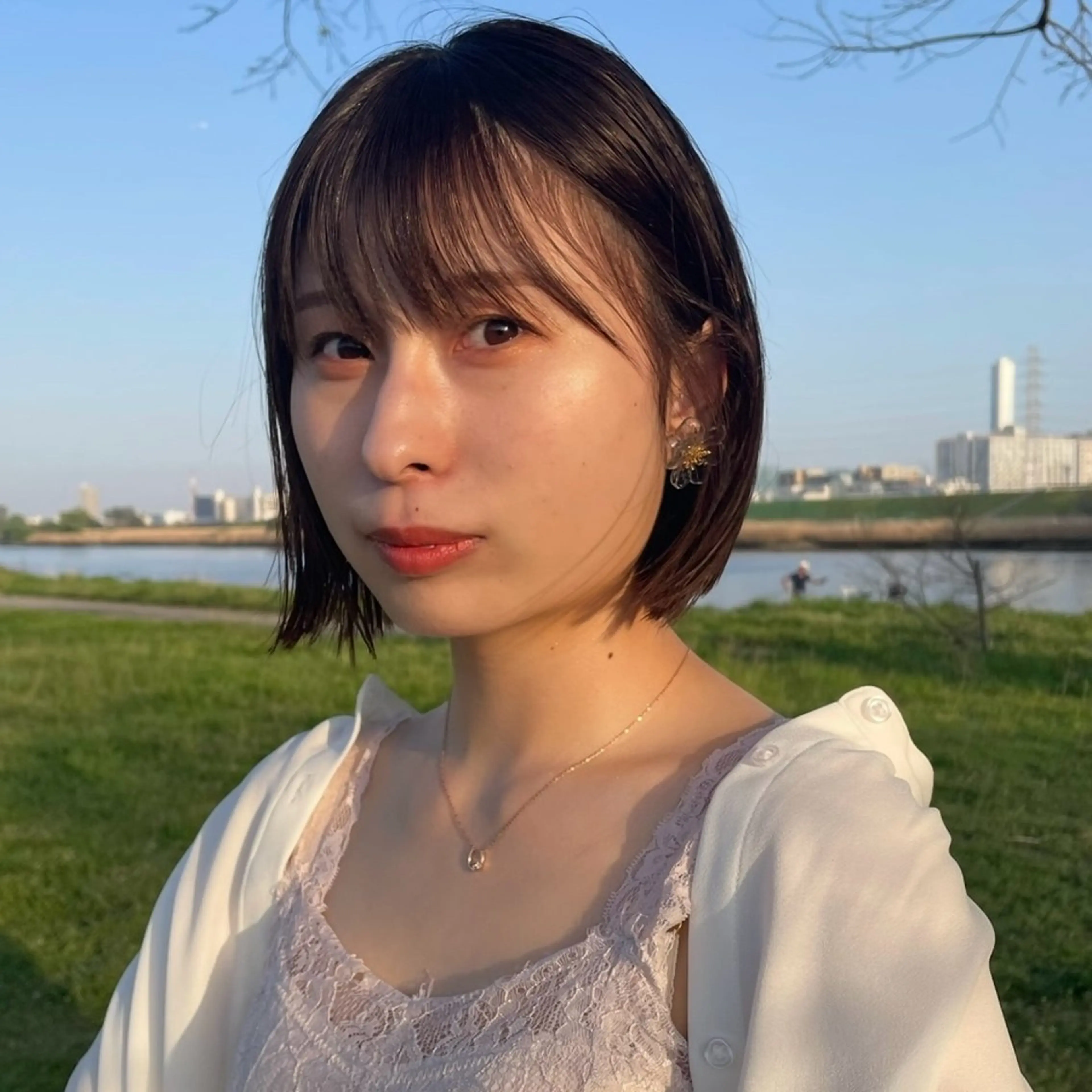 ショート 🍑暖色／レイヤー／ 真希🎀のヘアスタイル