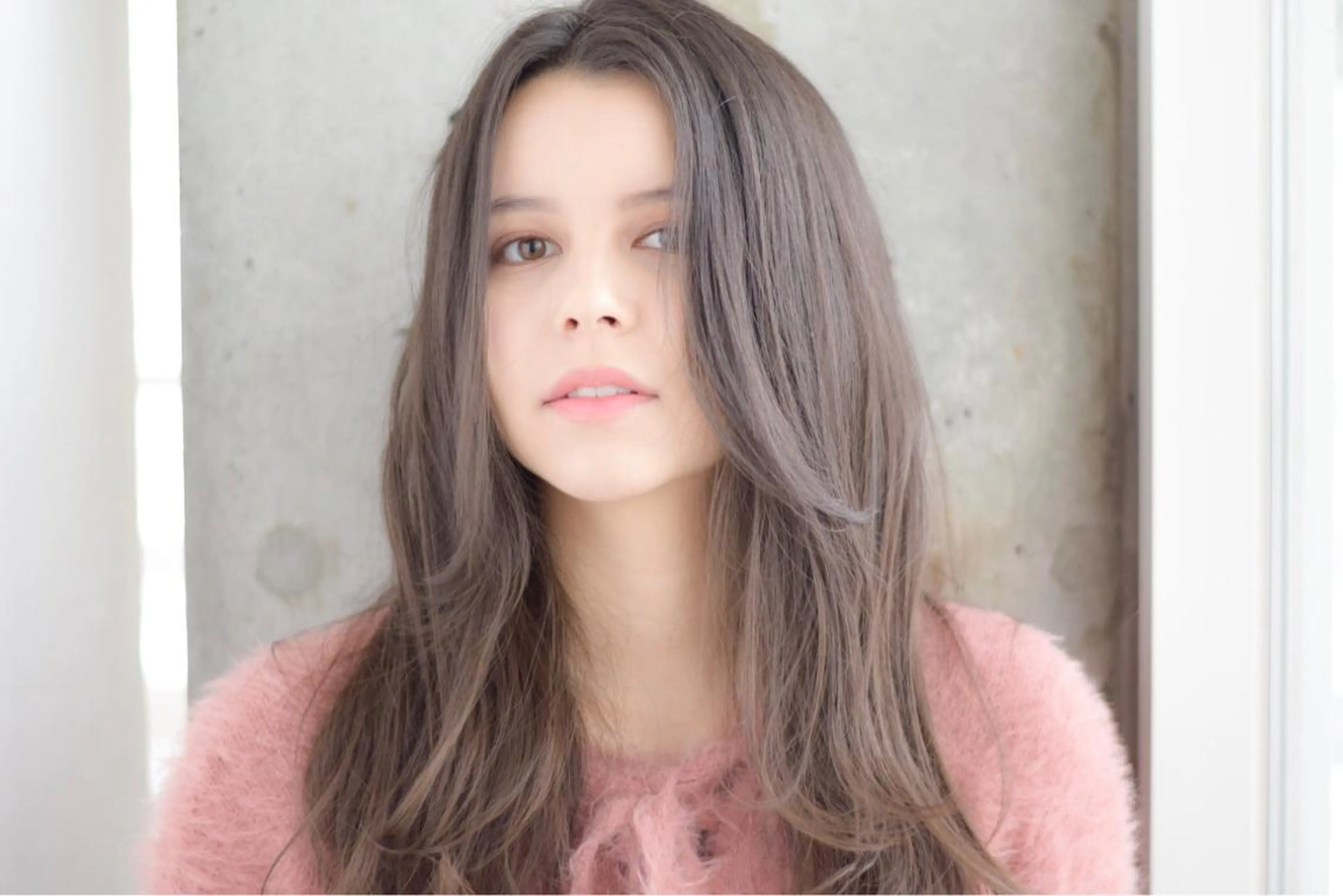 ロング カラー 透明感カラー くせ毛 髪質改善🌟 TAKERUのヘアスタイル