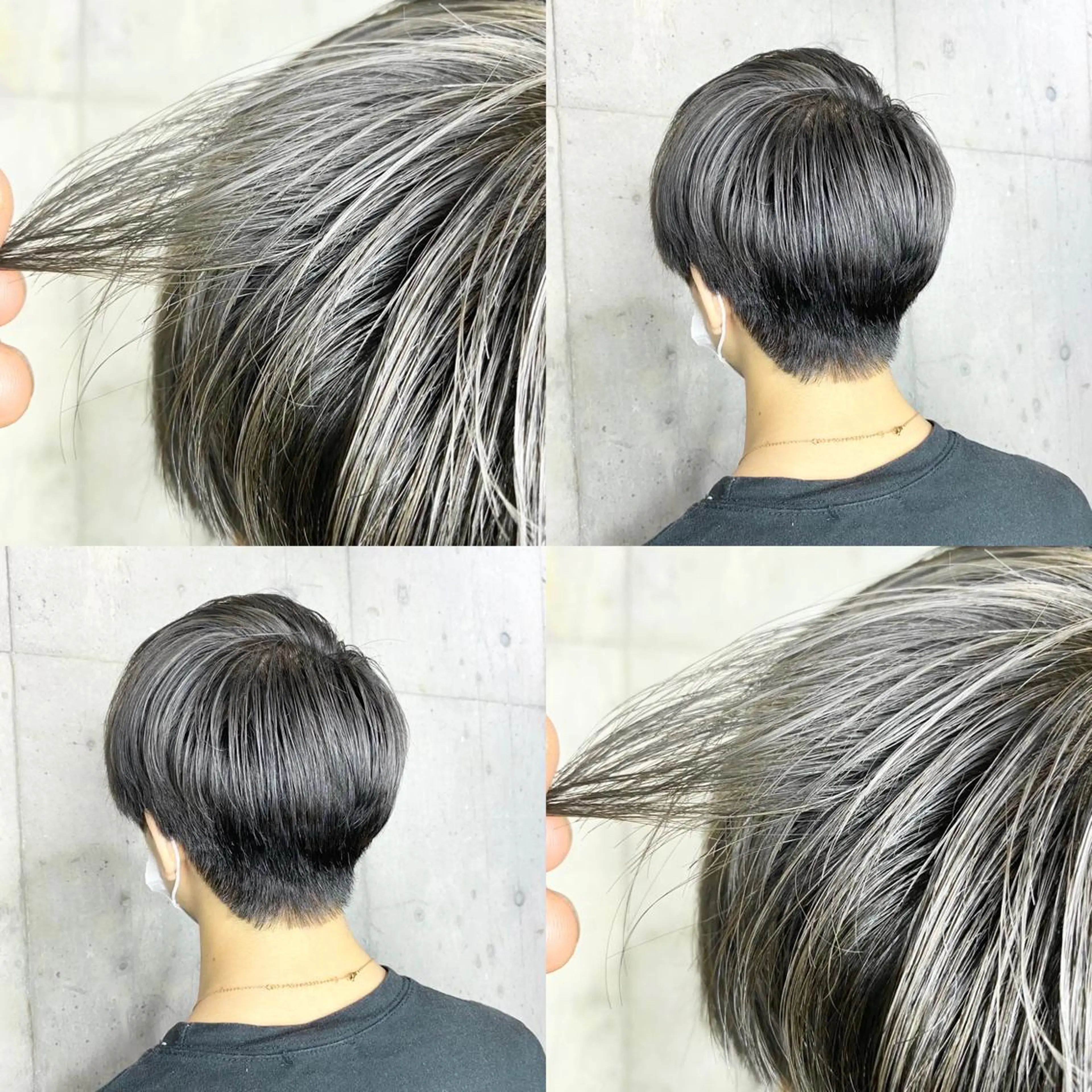 ミディアム カラー パーマ メンズ メンズブリーチカラー /パーマ ごーた立川のヘアスタイル