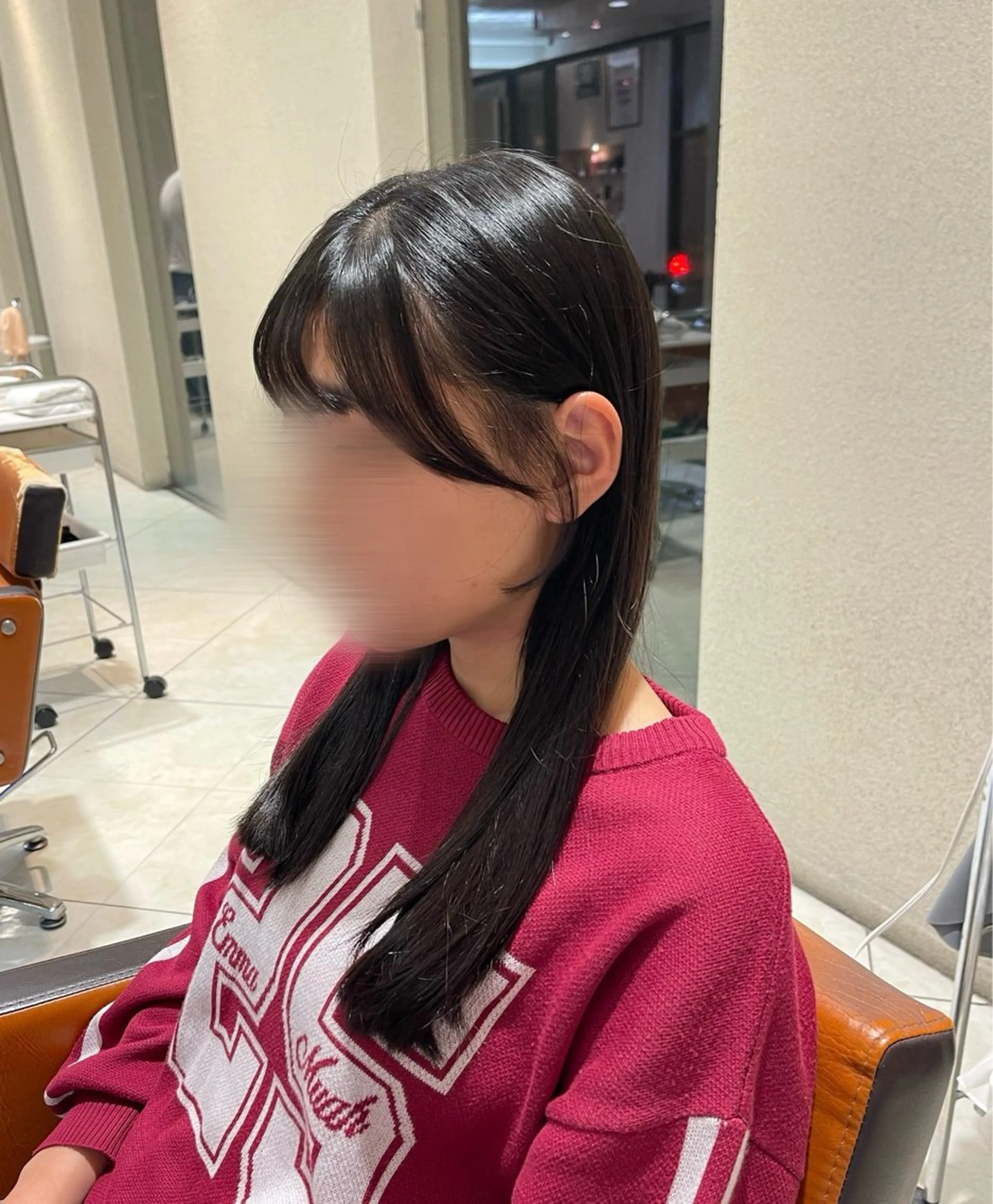 セミロング 前田 彩良のヘアスタイル