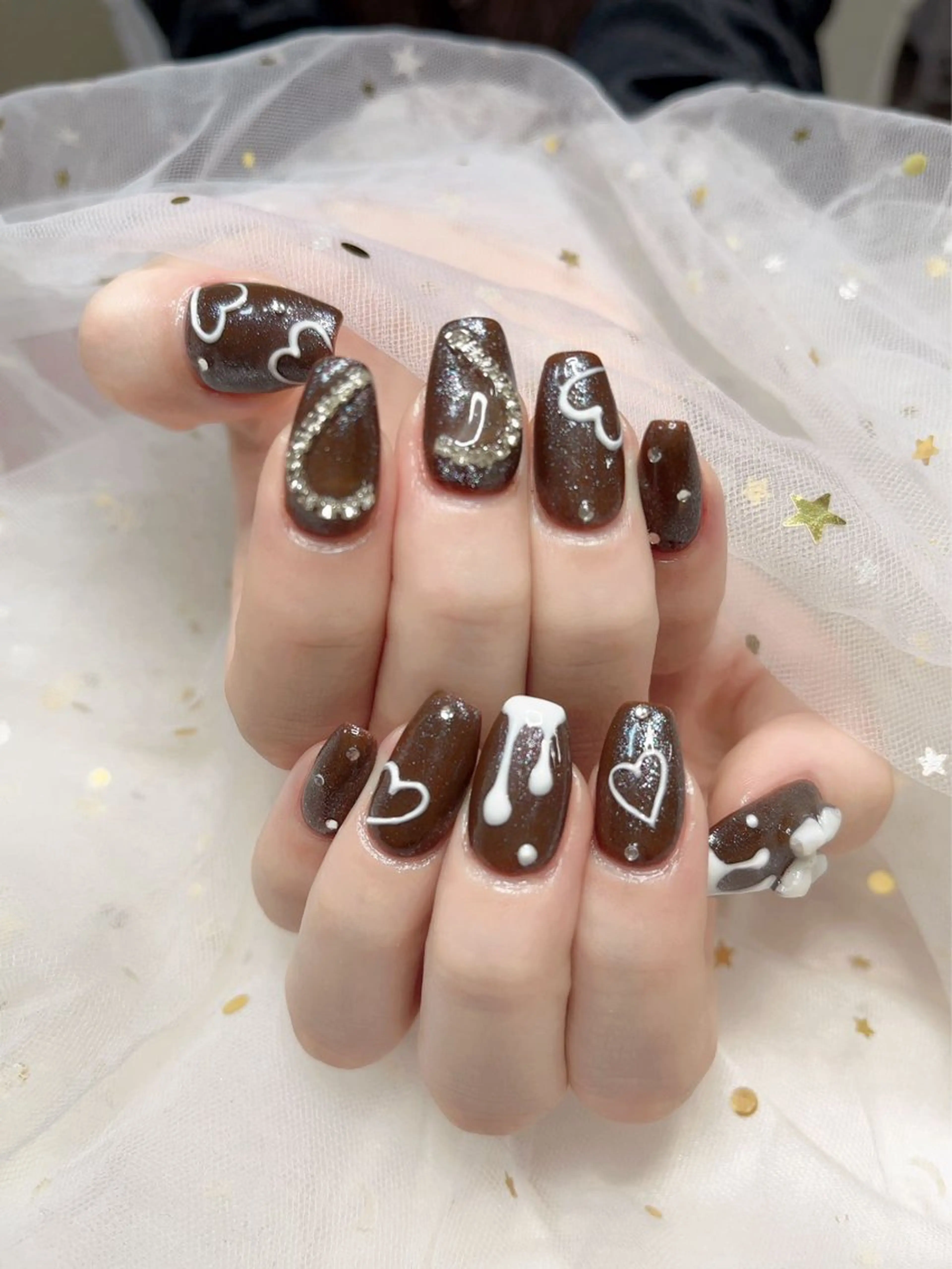 ネイル バレンタイン ジョリ kasumi🌹💅のネイルデザイン