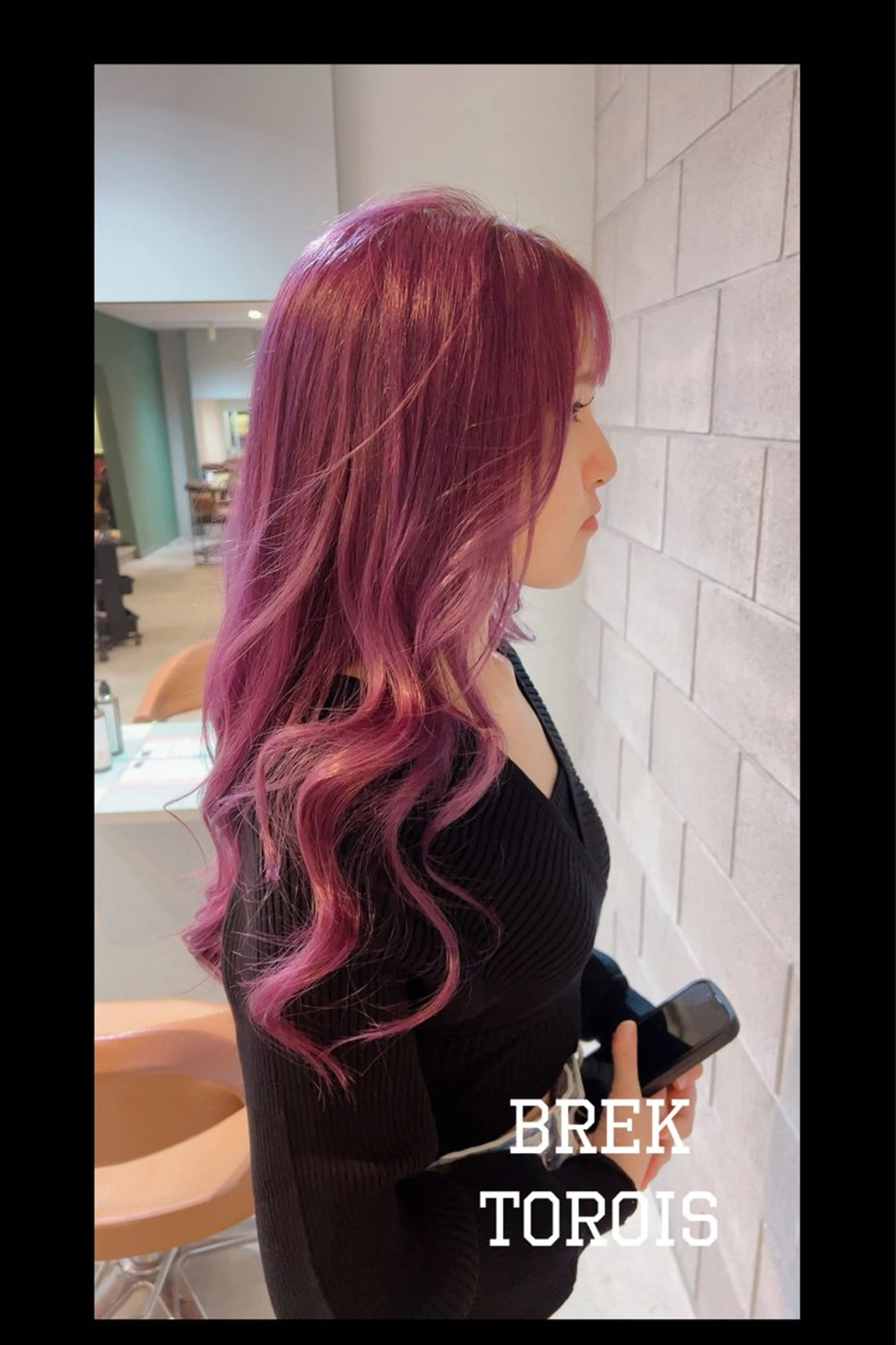 セミロング 安藤 伸一のヘアスタイル